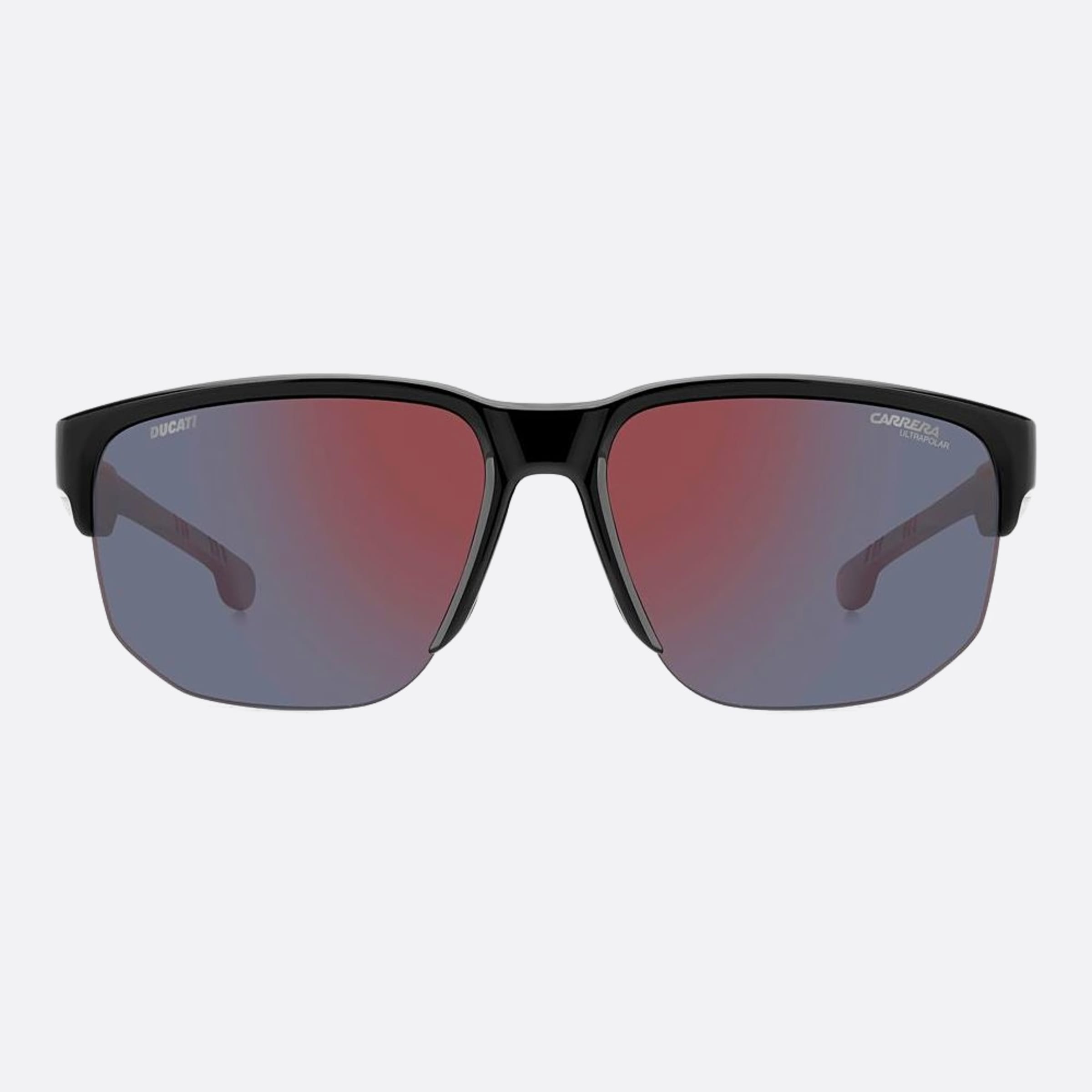 Carrera 63mm Ducati Carduc Black Squared Polarized Men Sunglasses - Main View