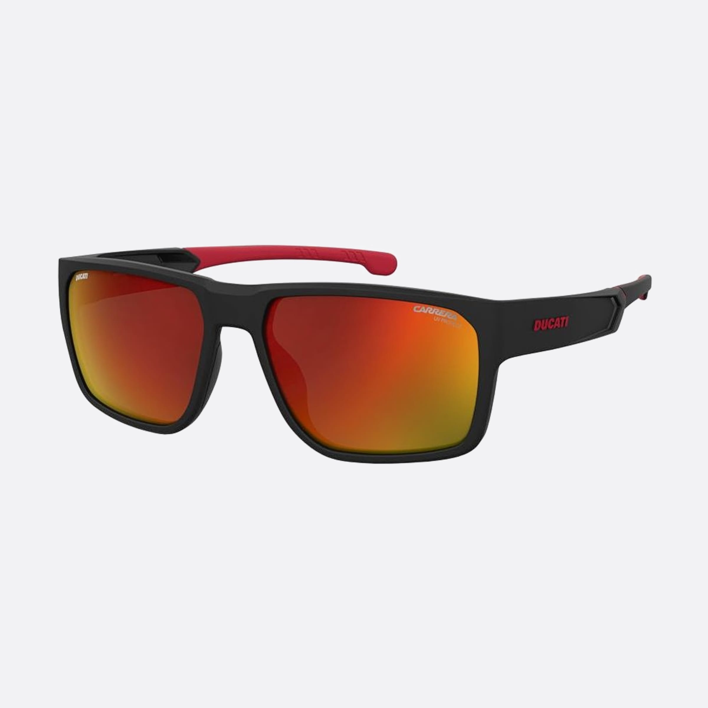 Carrera 59mm Ducati Carduc Oit Black Geometric Men Sunglasses - Side View