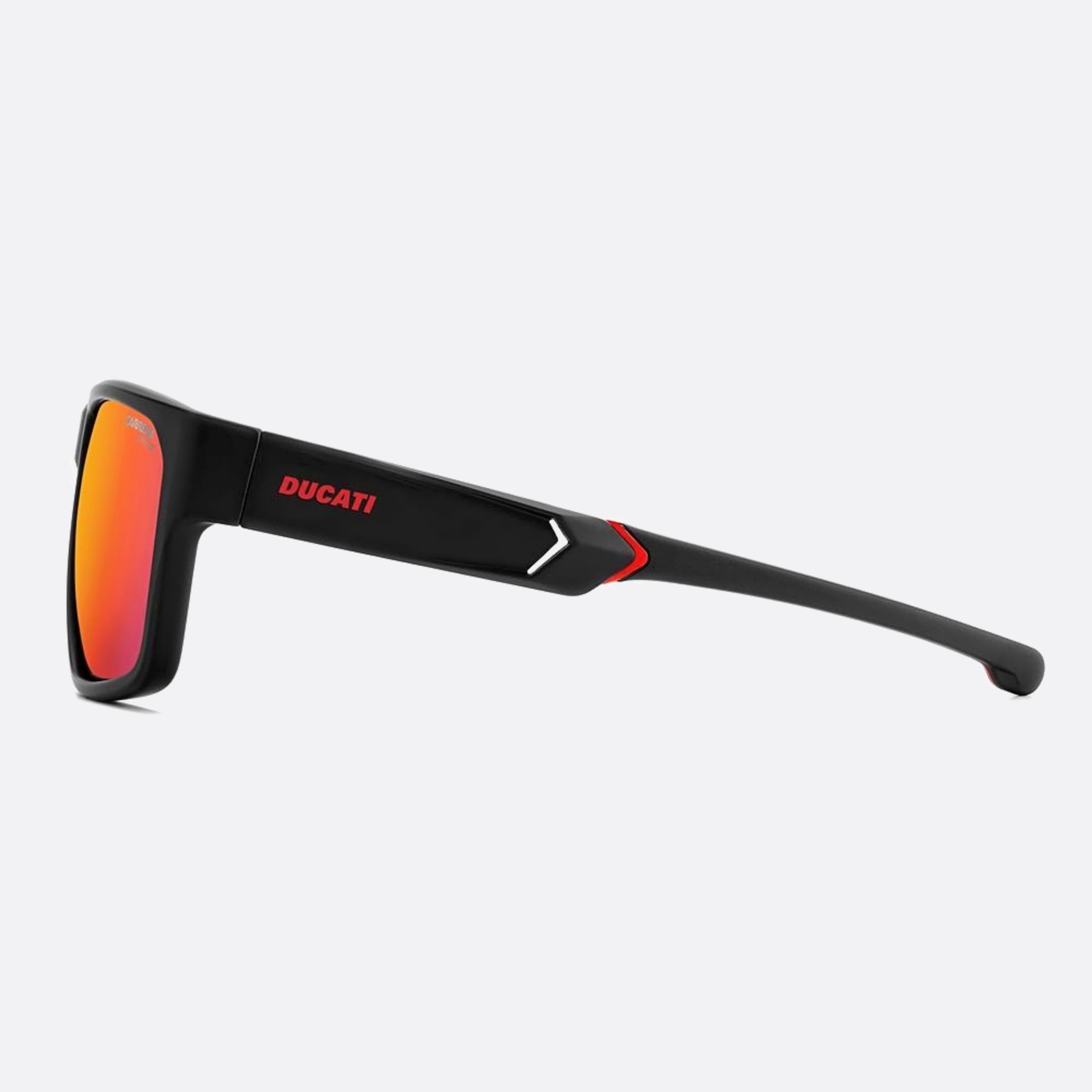Carrera 59mm Ducati Carduc Oit Black Geometric Men Sunglasses - Detail View