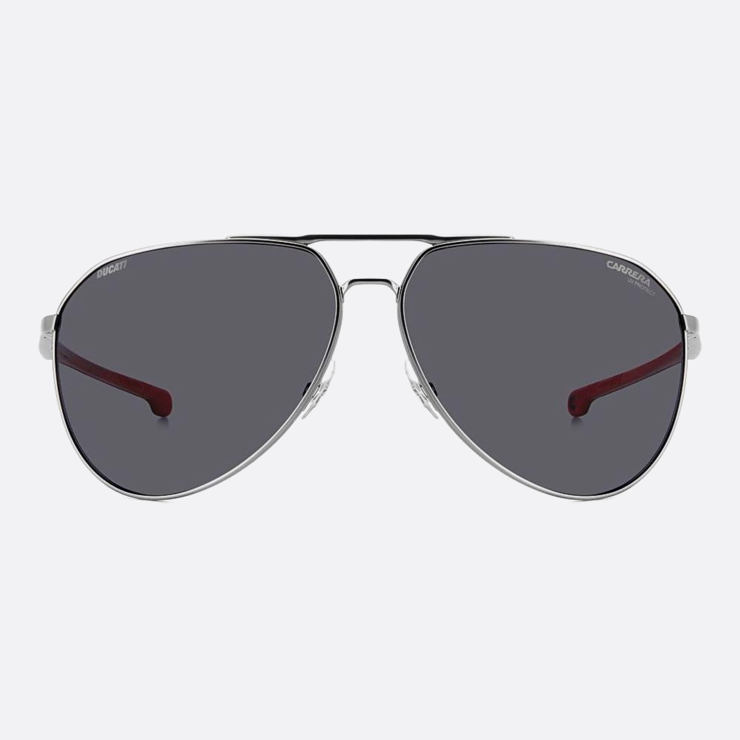 Carrera 67mm Ducati Carduc 3s3 Grey Pilot Men Sunglasses - Main View