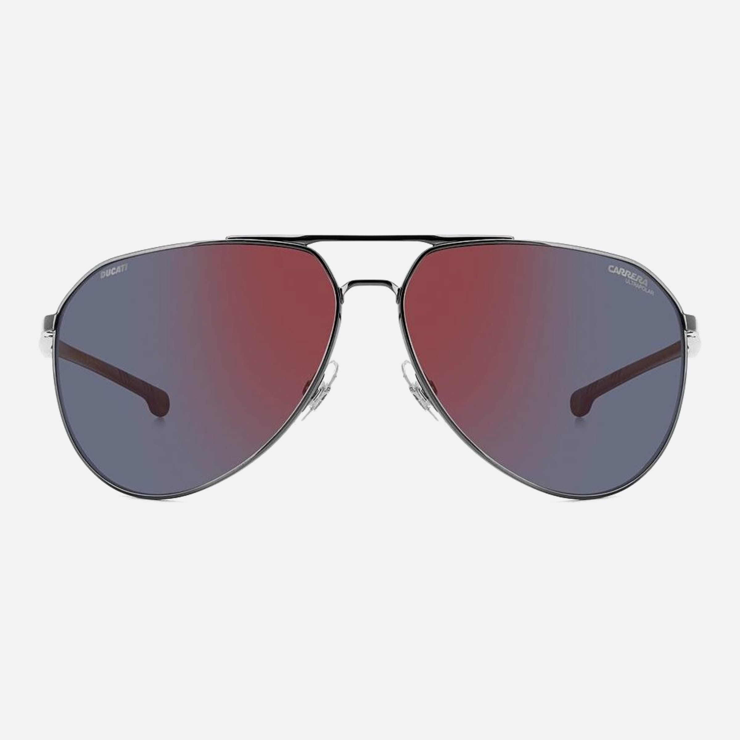Carrera 67mm Ducati Carduc Black Pilot Polarized Men Sunglasses - Main View