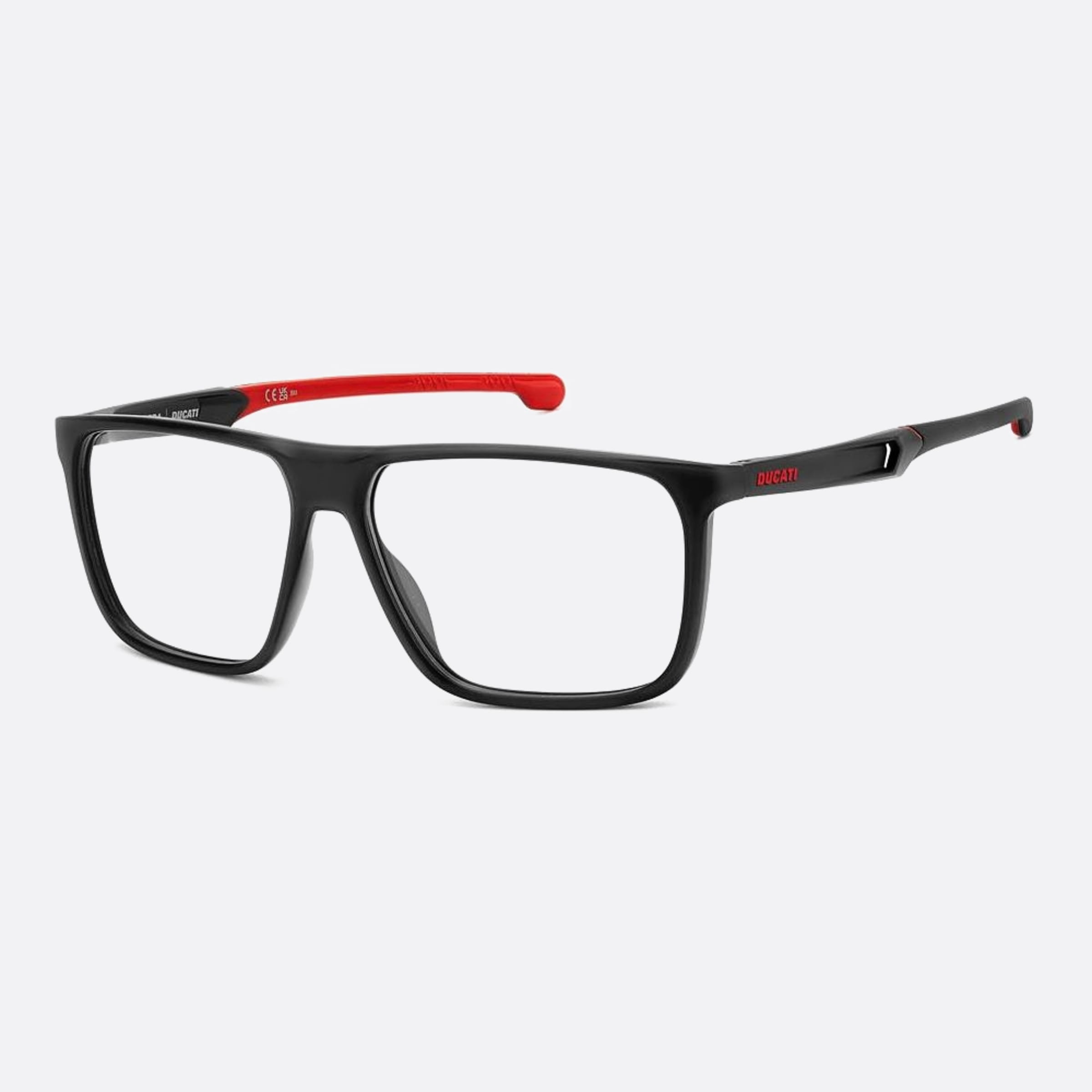 Carrera 58mm Ducati Carduc Oit Black Geometric Men Eyeglasses - Side View