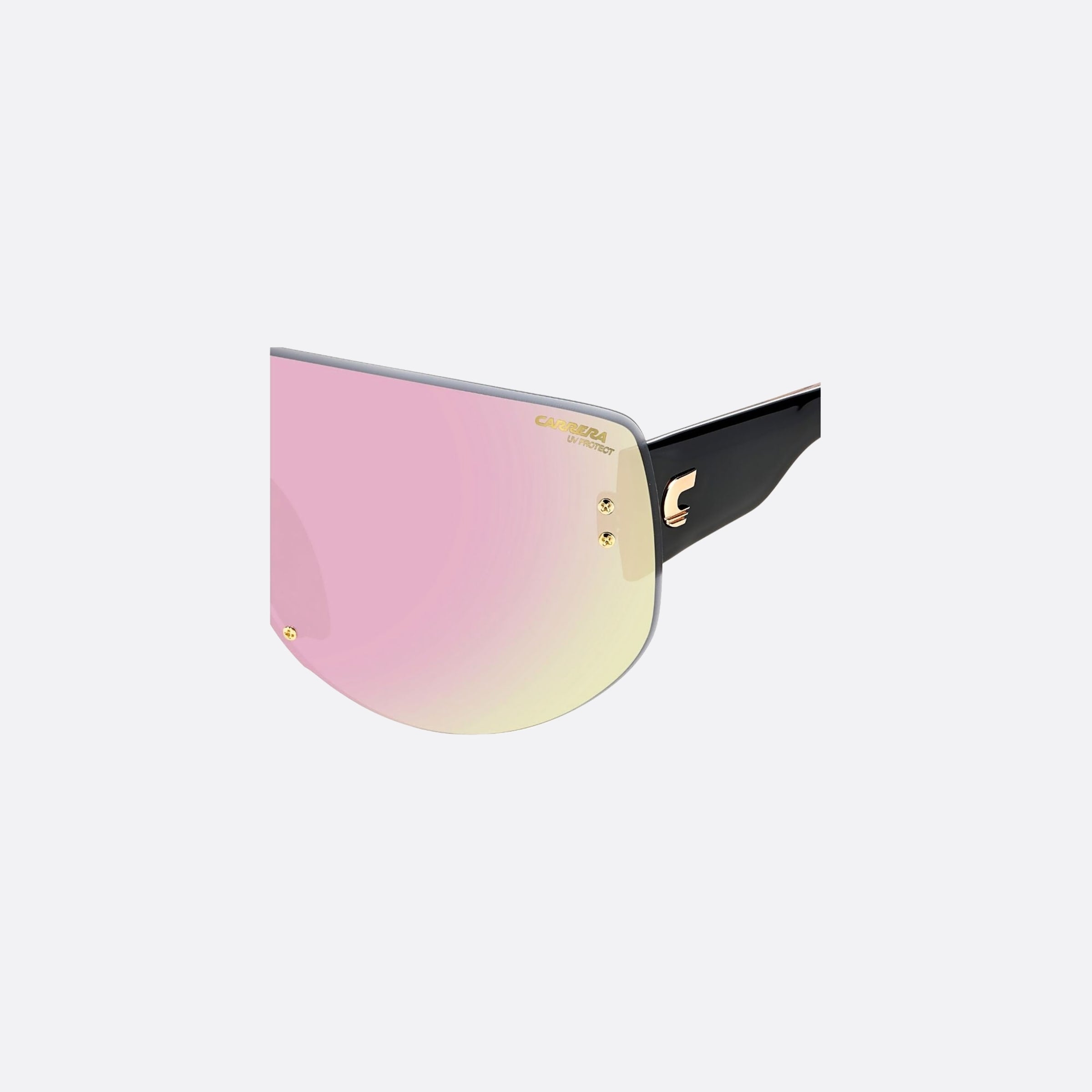 Carrera 99mm Flaglab Black Shield Women Sunglasses - Additional Angle