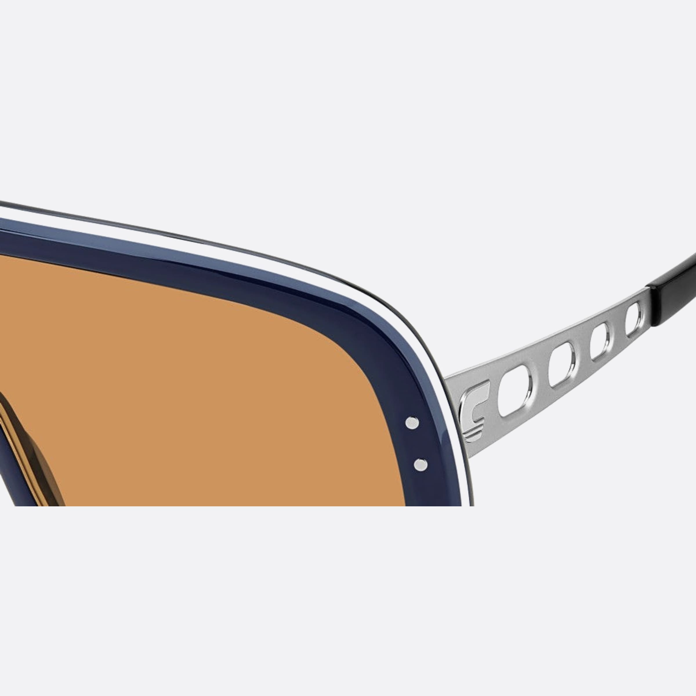 Carrera 99mm Flaglab Special Edition Dty Blue Shield Men Sunglasses - Detail View