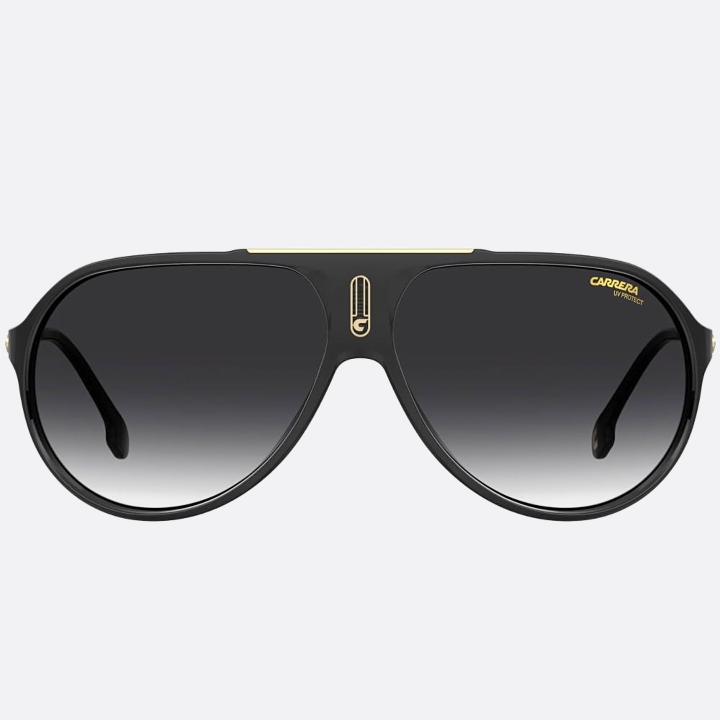 Carrera 63mm Hot65 Black Pilot Unisex Sunglasses - Main View