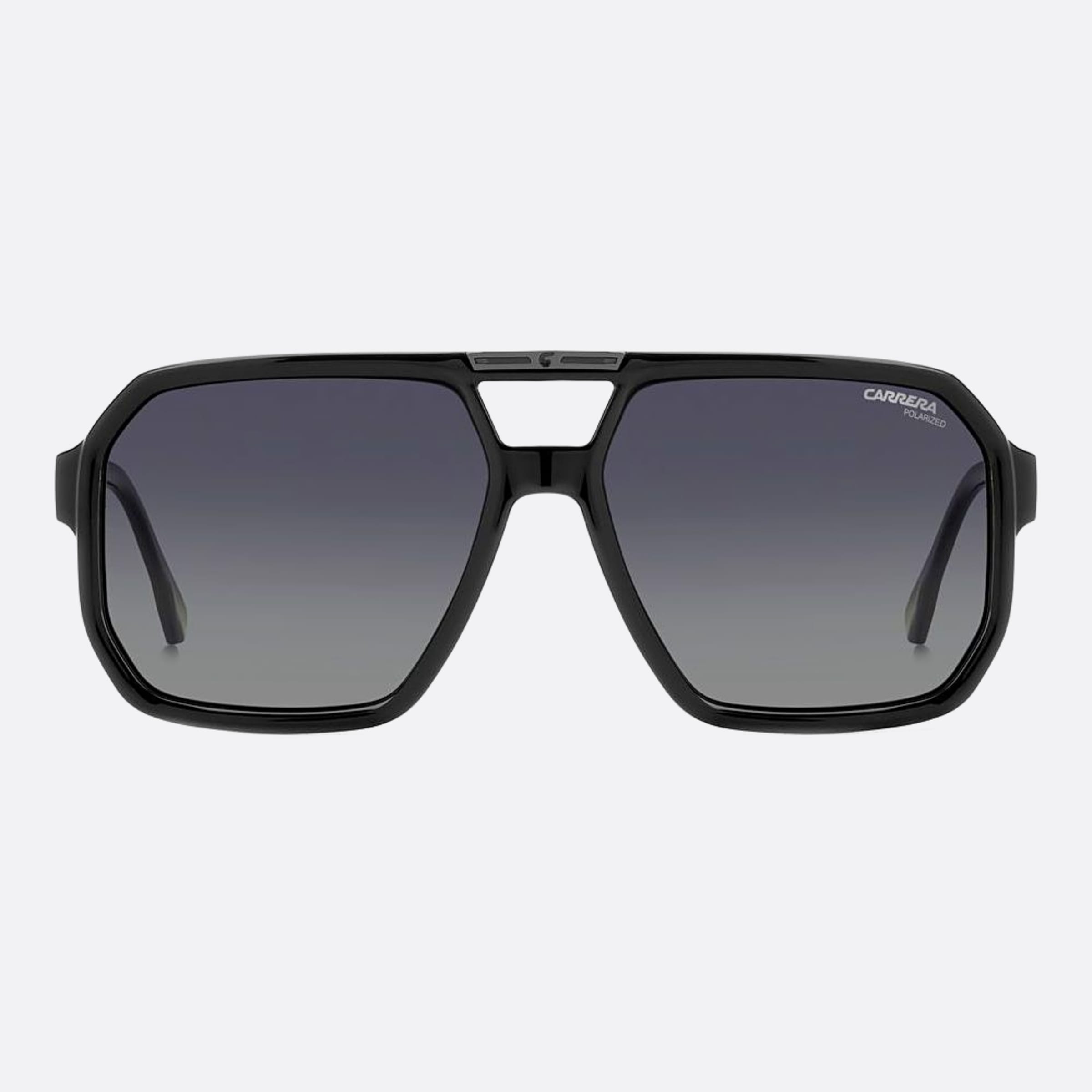 Carrera 60mm Victory Black Squared Polarized Men Sunglasses - Main View
