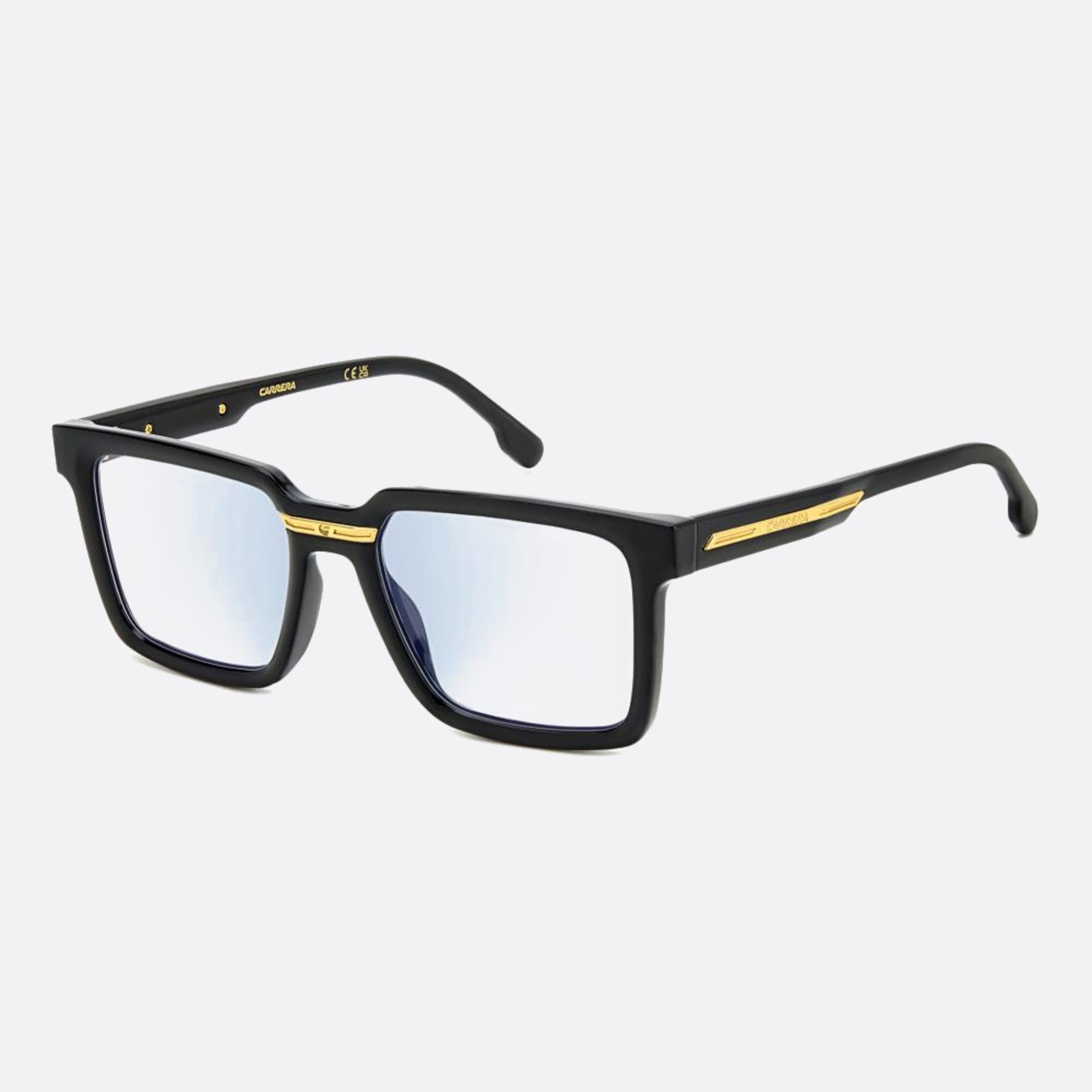 Carrera 54mm Victory 2m2 Black Squared Men Eyeglasses - Side View
