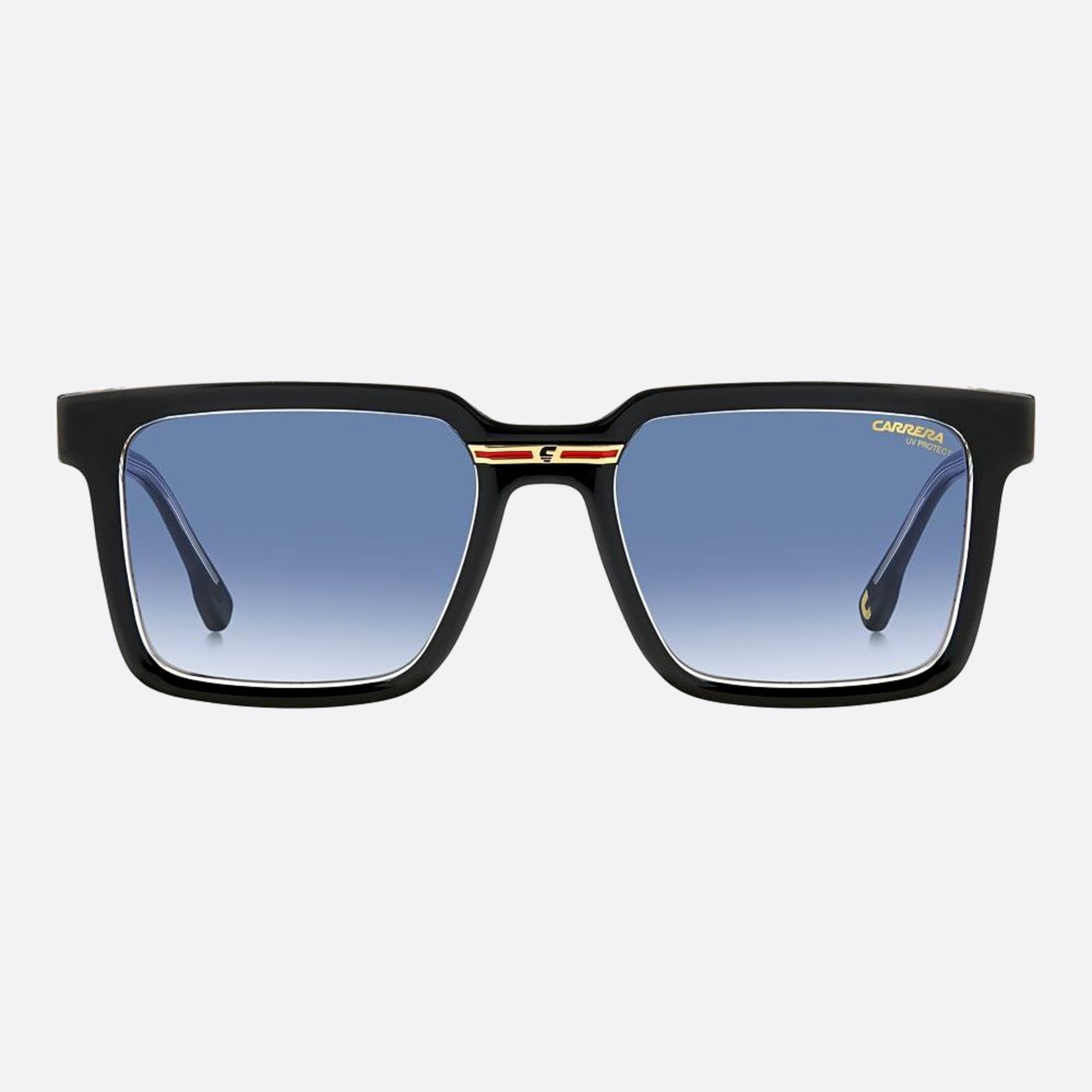 Carrera 54mm Victory 7c5 Black Geometric Men Sunglasses - Main View