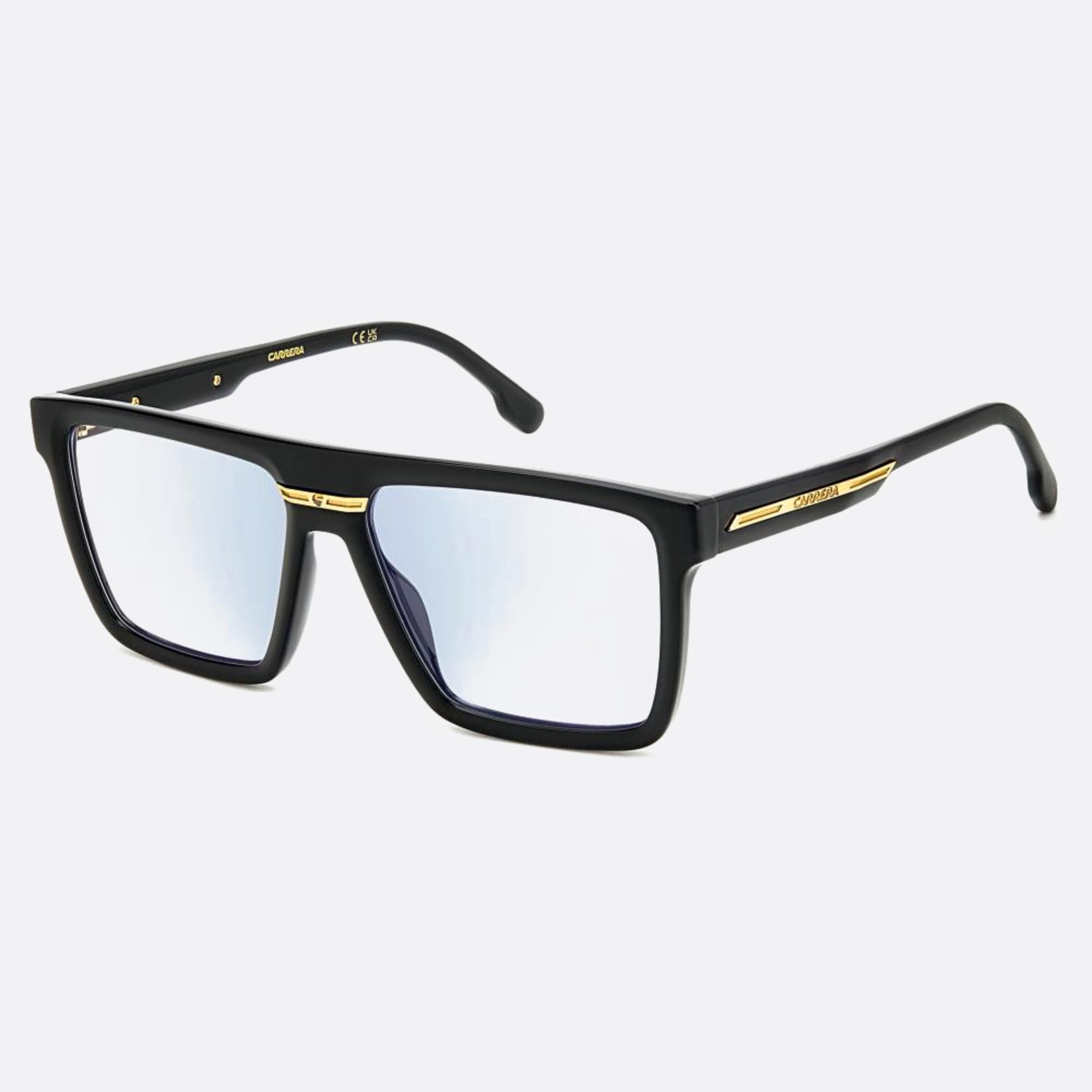 Carrera 58mm Victory 2m2 Black Squared Men Eyeglasses - Side View
