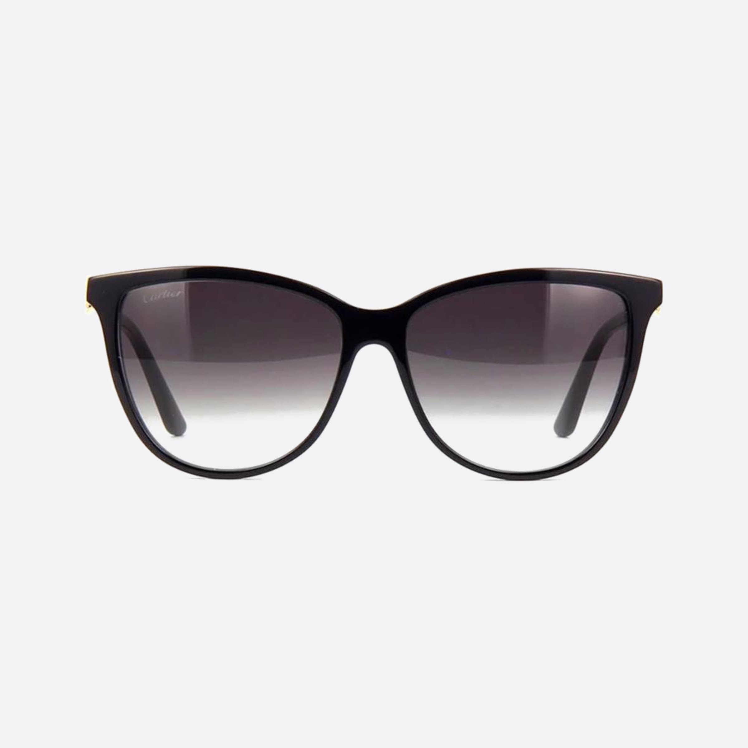 Cartier 56mm Black Squared Women Sunglasses - Main View