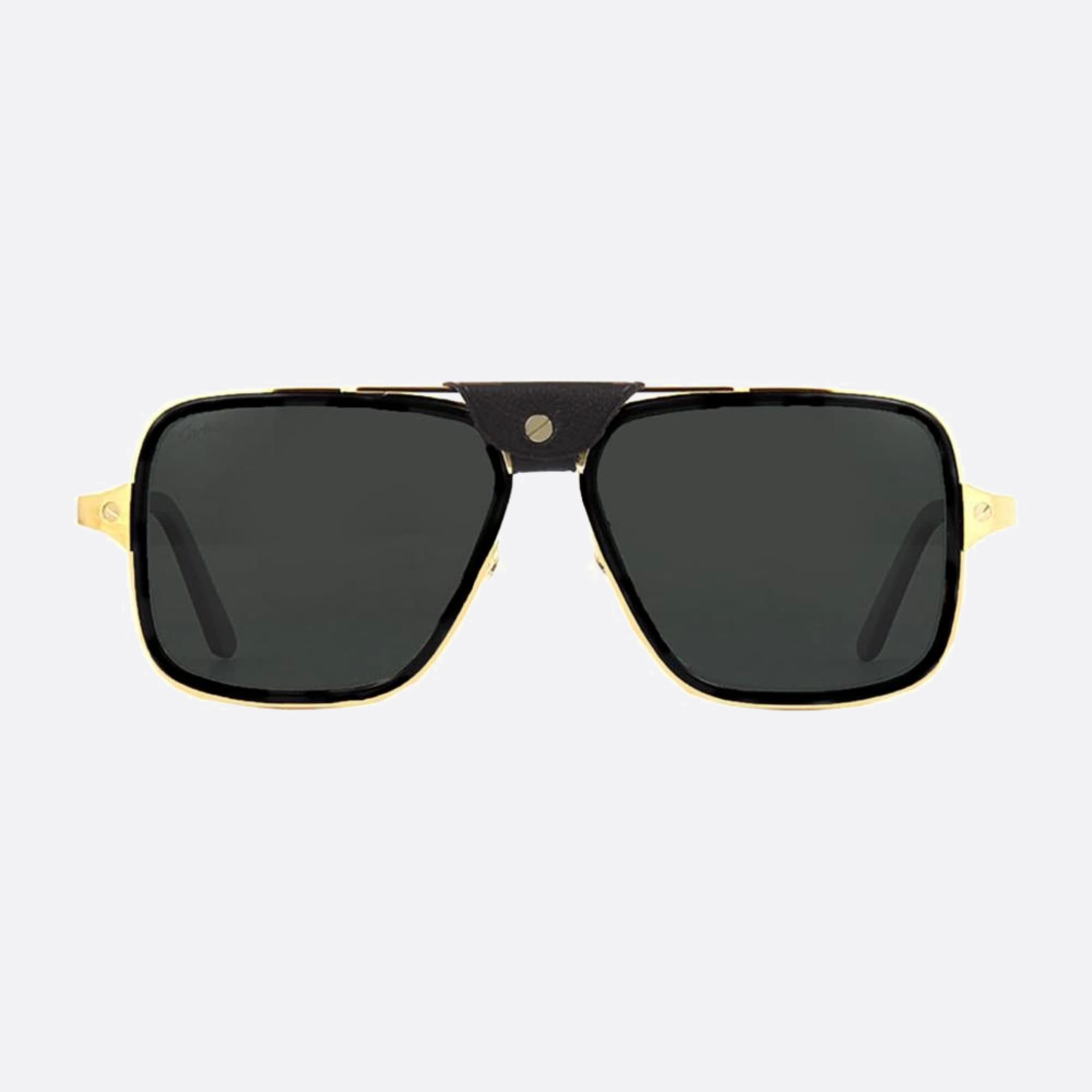 Cartier 58mm Ct0263sa Gold Pilot Polarized Men Sunglasses - Main View