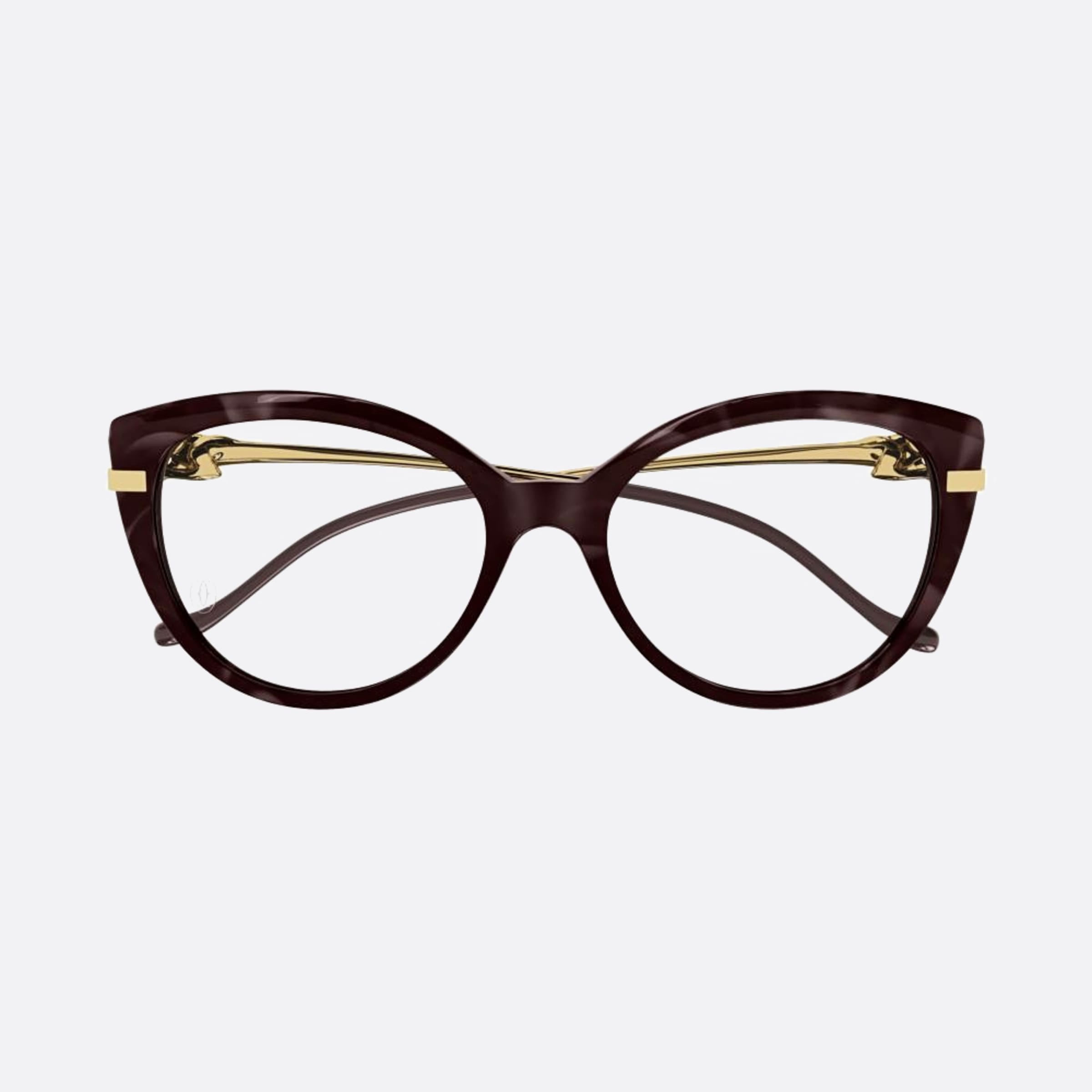 Cartier 54mm Red Cat Eye Women Eyeglasses - Main View