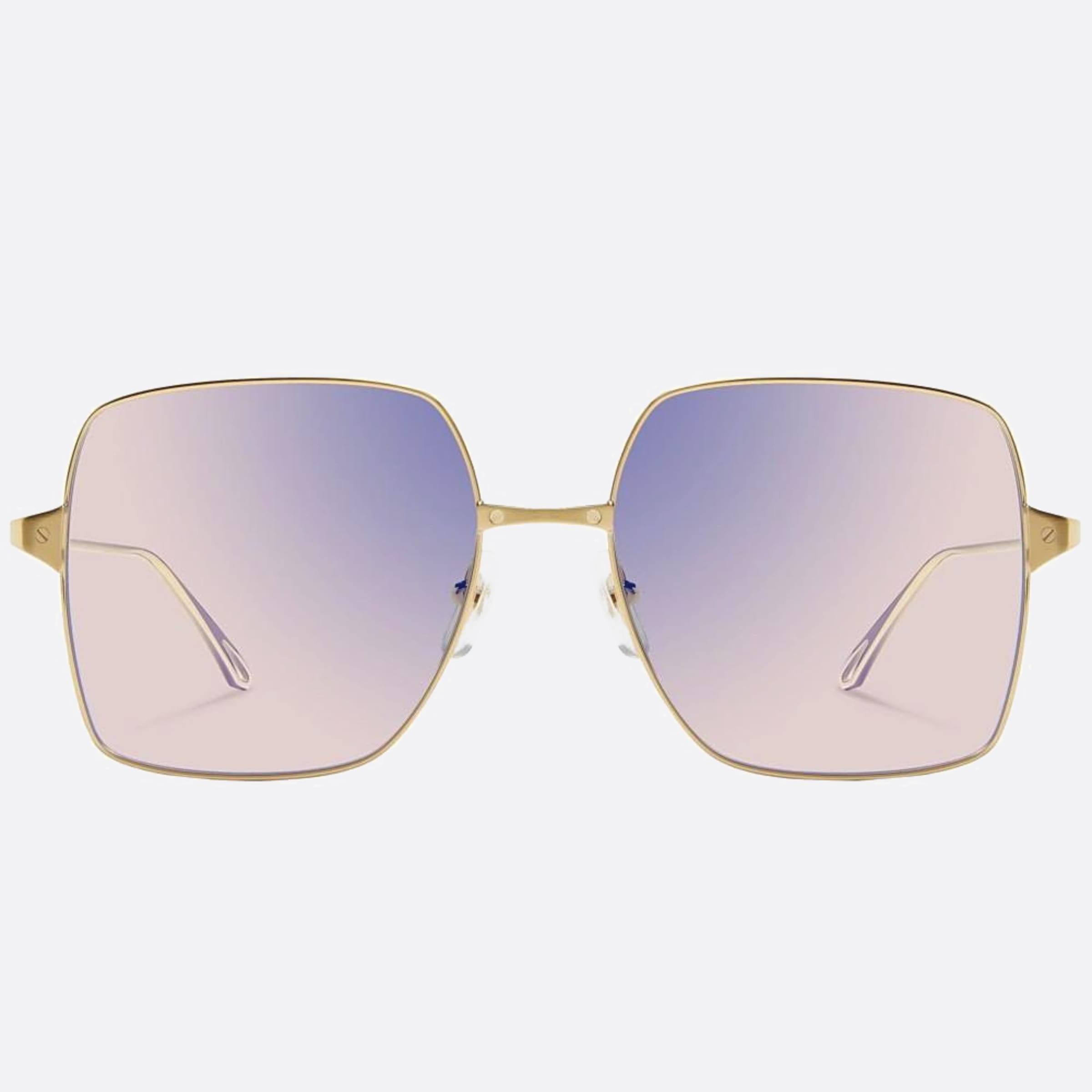 Cartier 57mm Gold Squared Photochromic Women Sunglasses - Main View