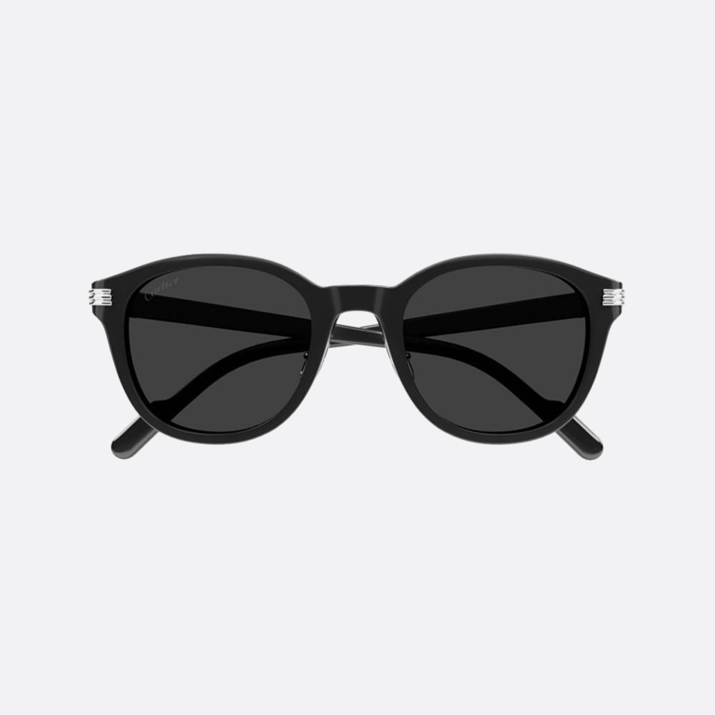 Cartier 53mm Bkgy Black Pantos Men Sunglasses - Main View