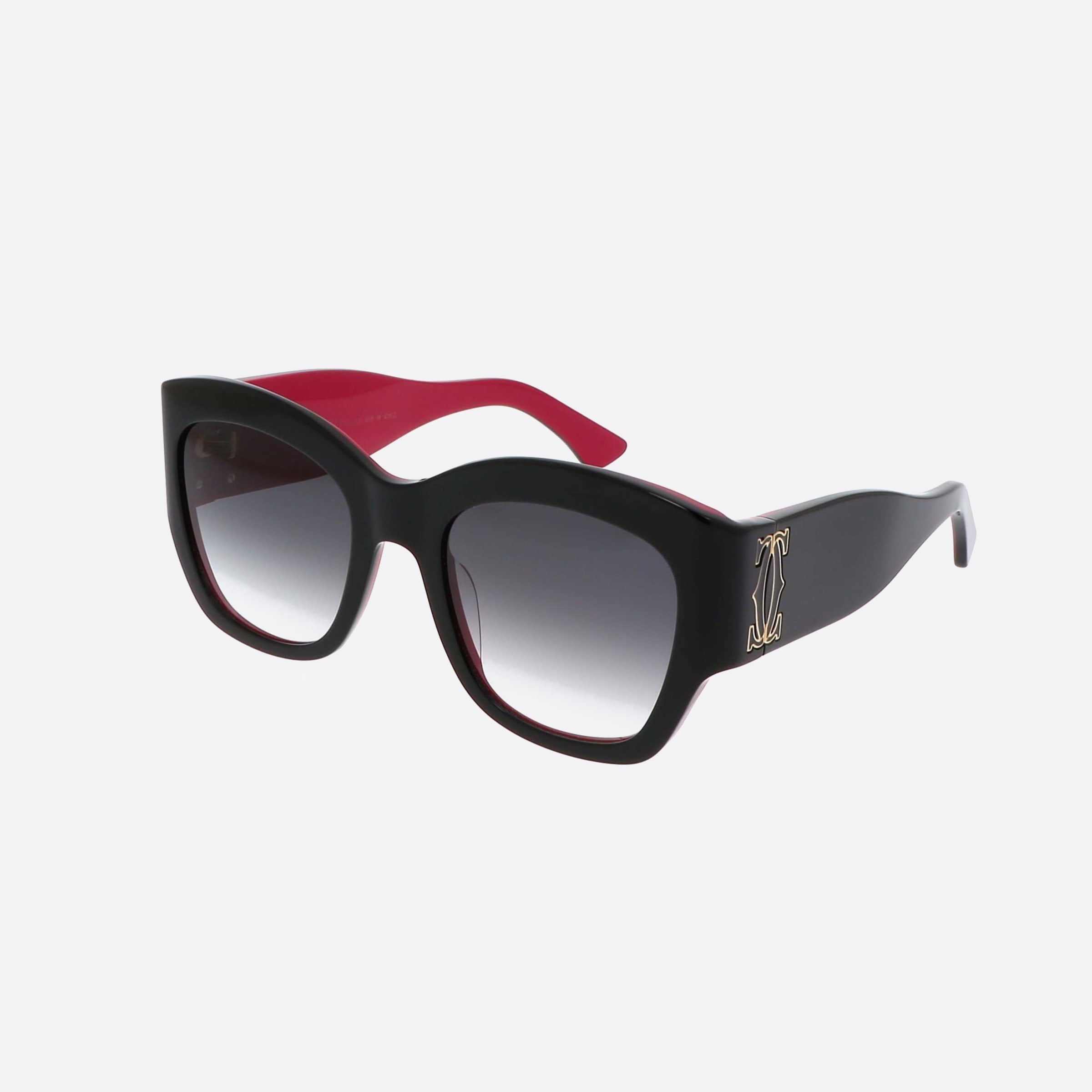Cartier 52mm Blf Black Visor Women Sunglasses - Main View