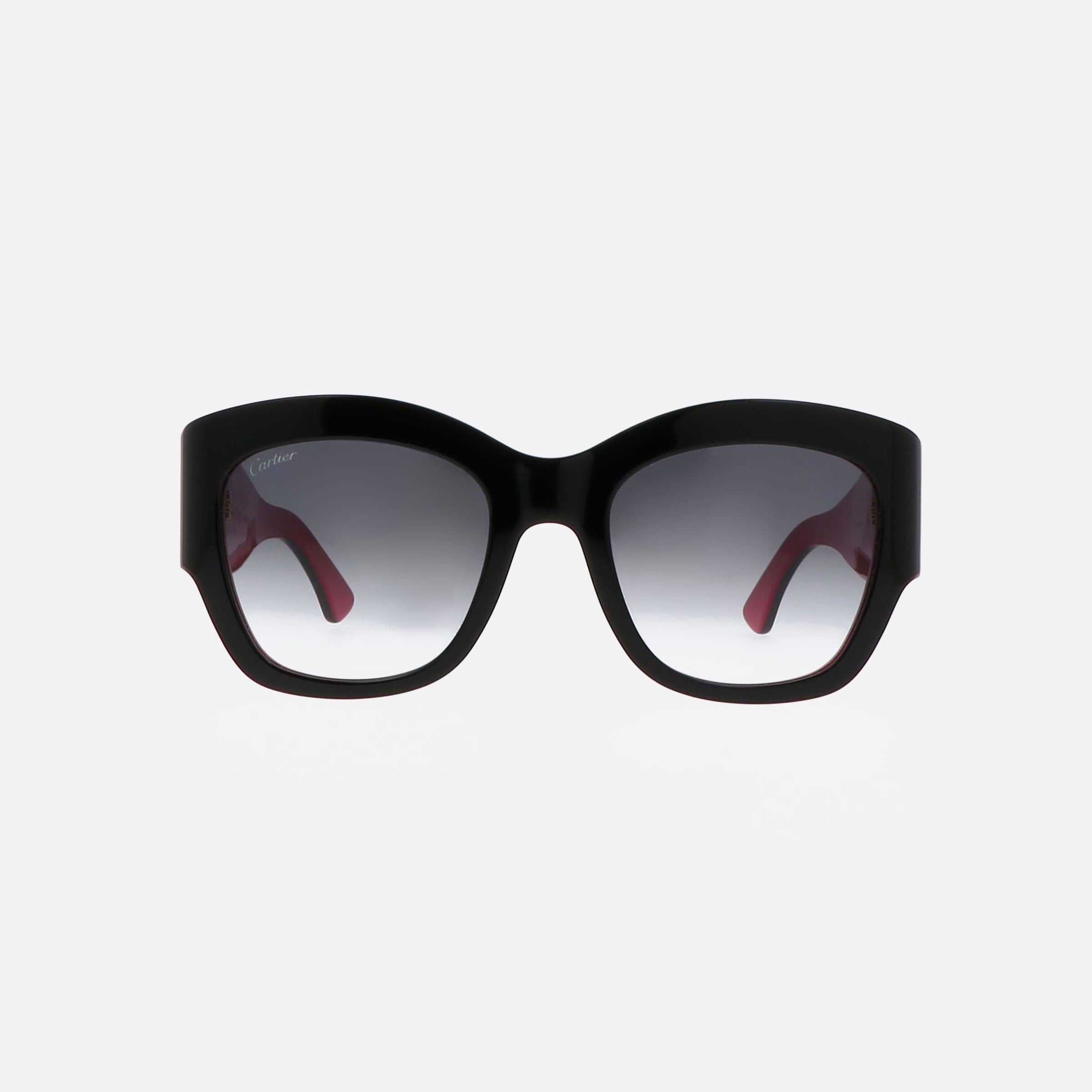 Cartier 52mm Blf Black Visor Women Sunglasses - Side View