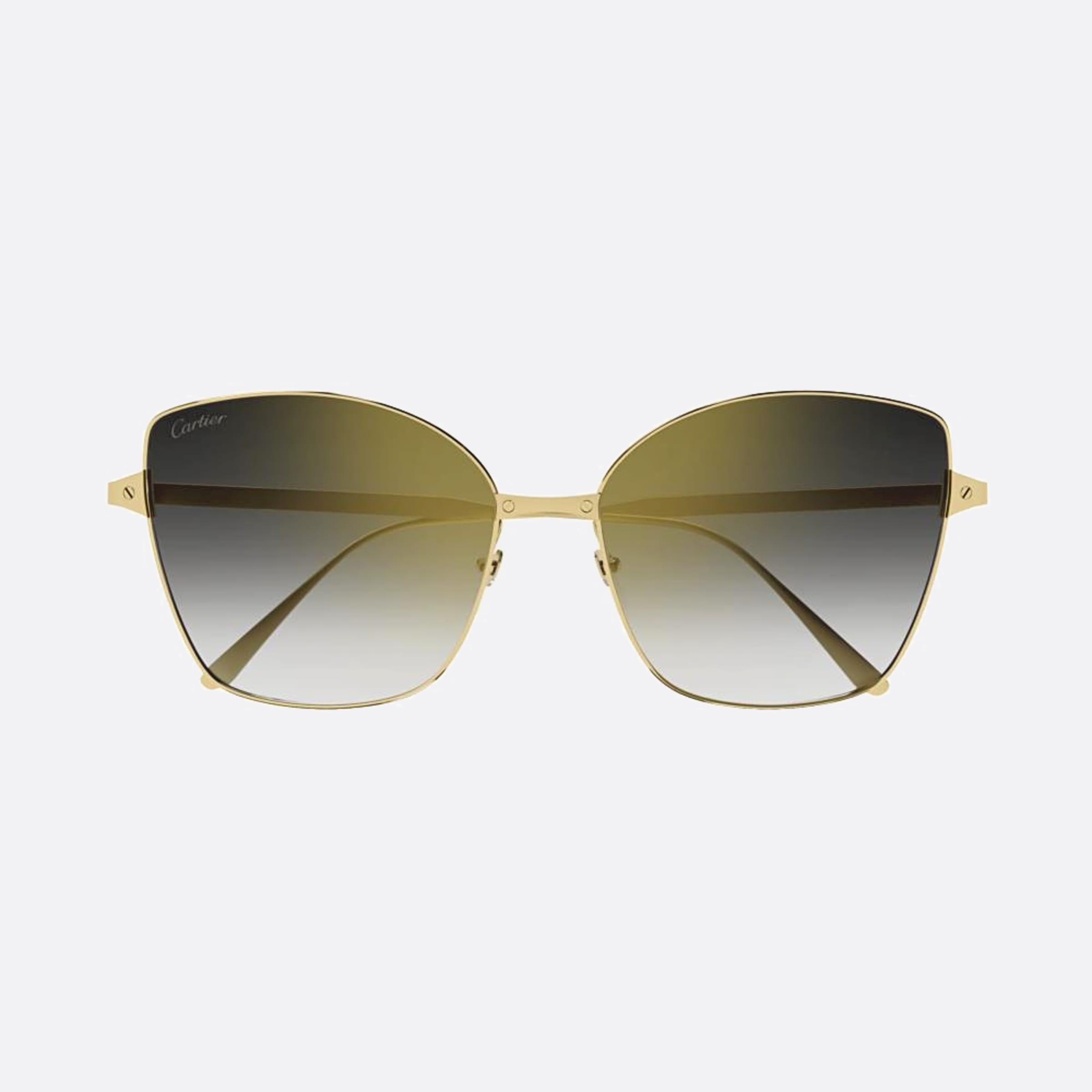 Cartier 59mm Gold Butterfly Women Sunglasses - Main View
