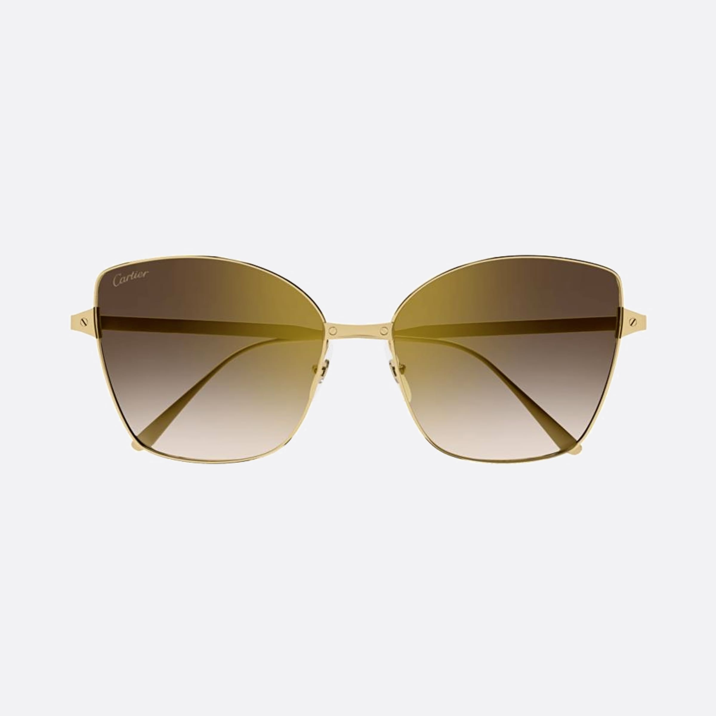 Cartier 59mm Gold Butterfly Women Sunglasses - Main View