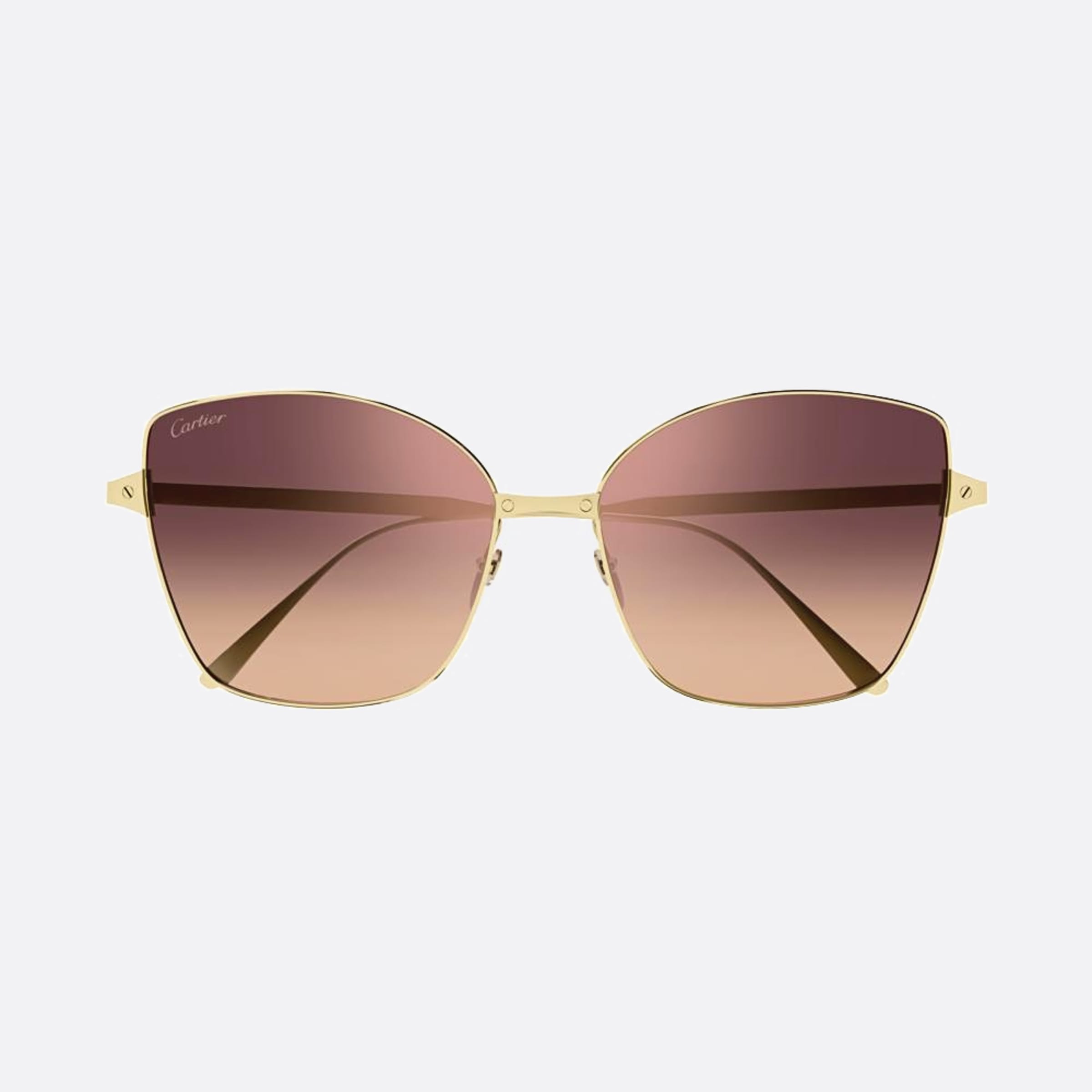 Cartier 59mm Gold Butterfly Women Sunglasses - Main View