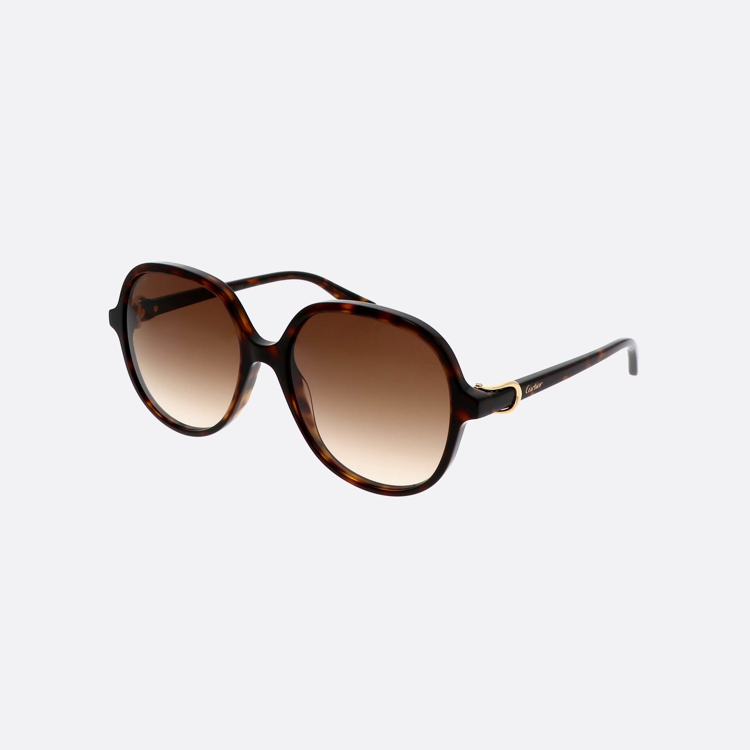 Cartier 57mm Havana Butterfly Women Sunglasses - Main View