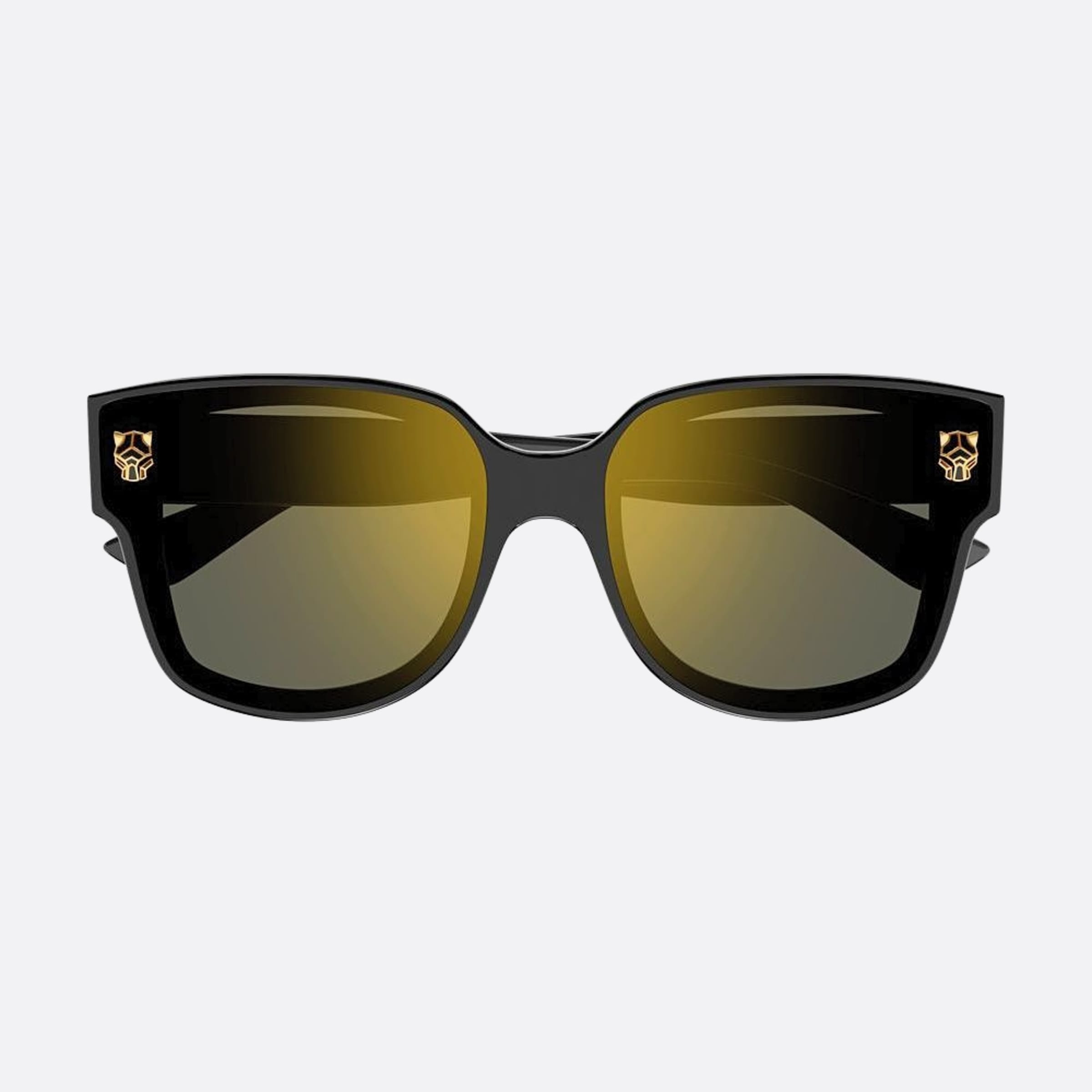 Cartier 63mm Ct0357sa Black Squared Women Sunglasses - Main View