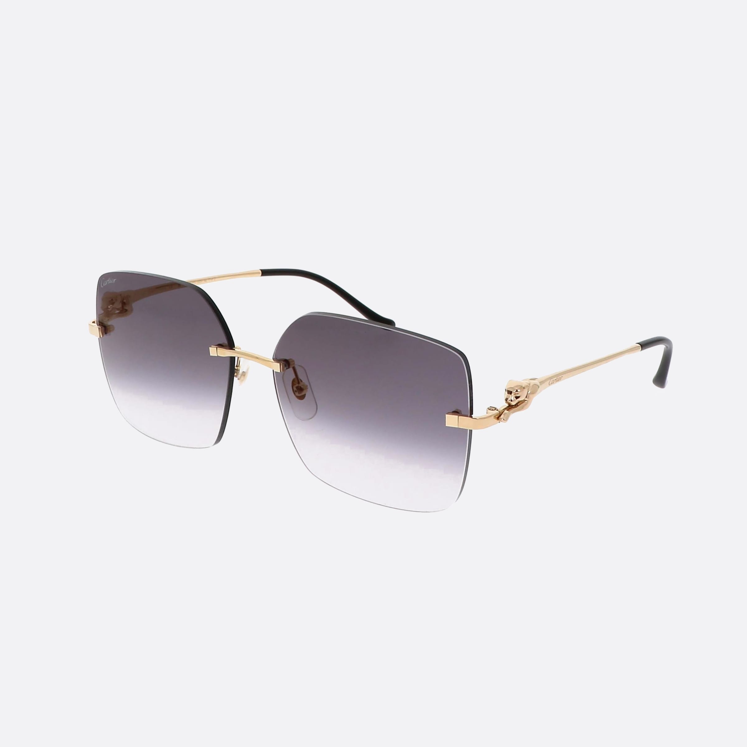 Cartier 60mm Gold Visor Women Sunglasses - Main View