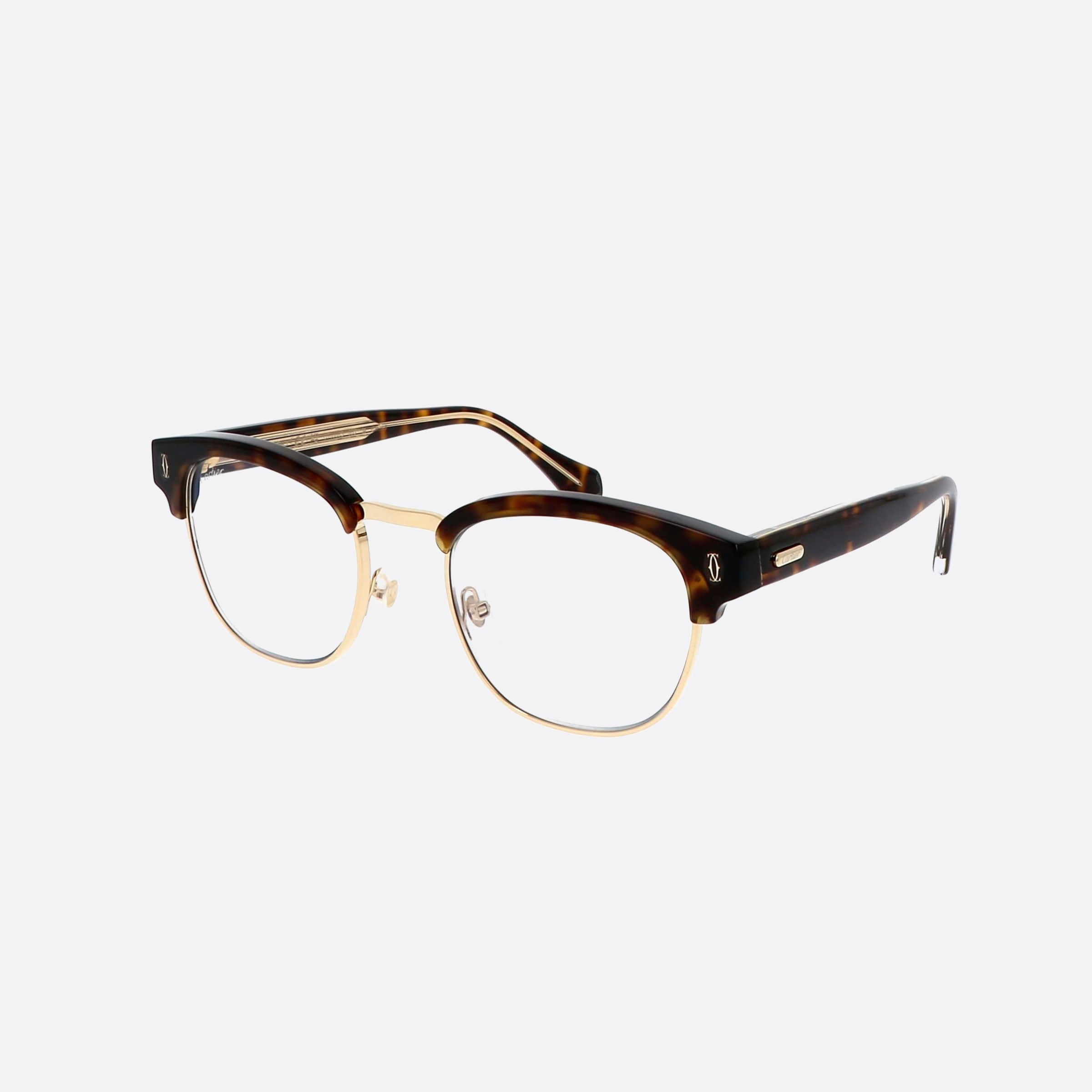 Cartier 52mm Dvf Havana Squared Photochromic Men Sunglasses - Main View