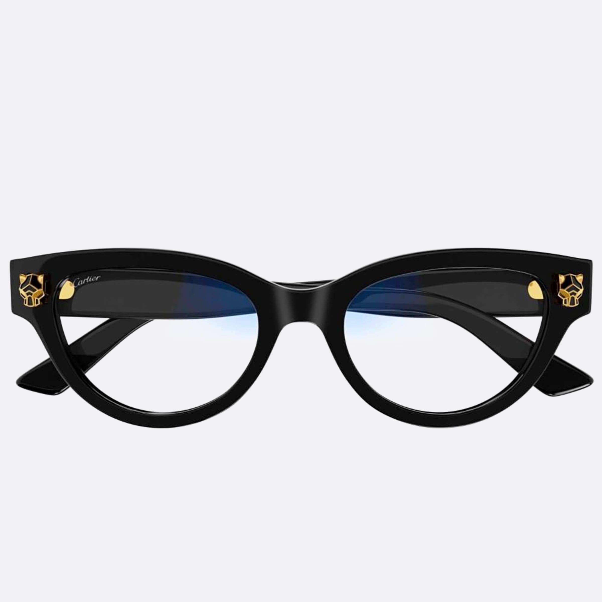 Cartier 52mm Wdv Black Cat Eye Photochromic Women Sunglasses - Main View
