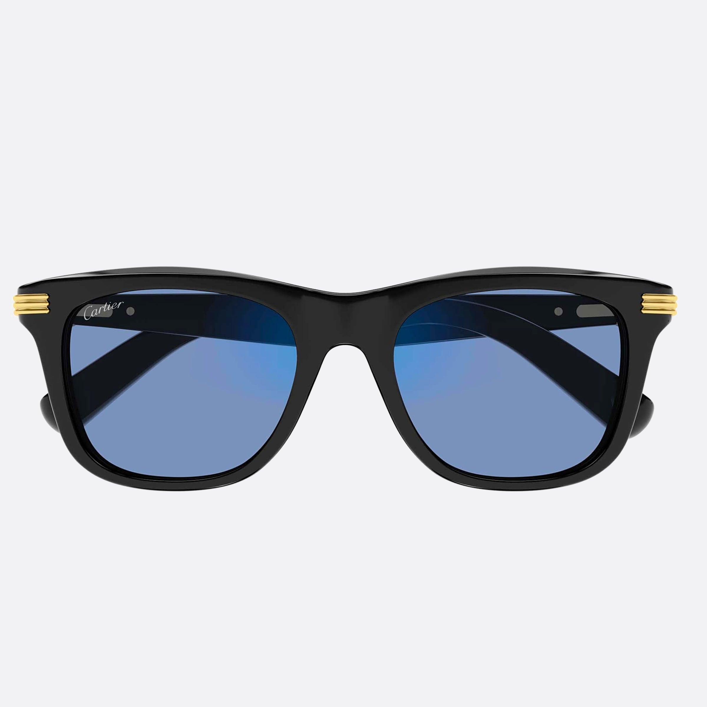 Cartier 53mm Black Squared Photochromic Men Sunglasses - Additional Angle