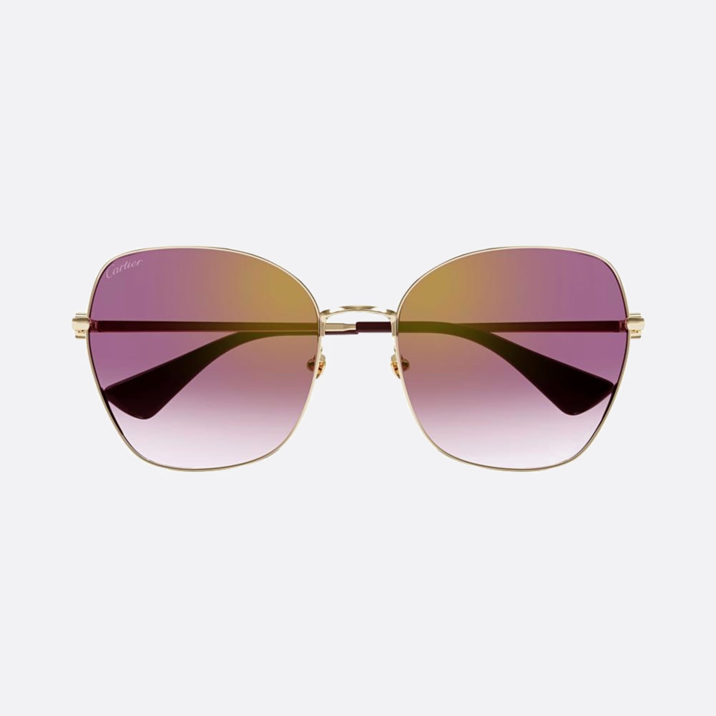 Cartier 59mm Abc Gold Squared Women Sunglasses - Main View