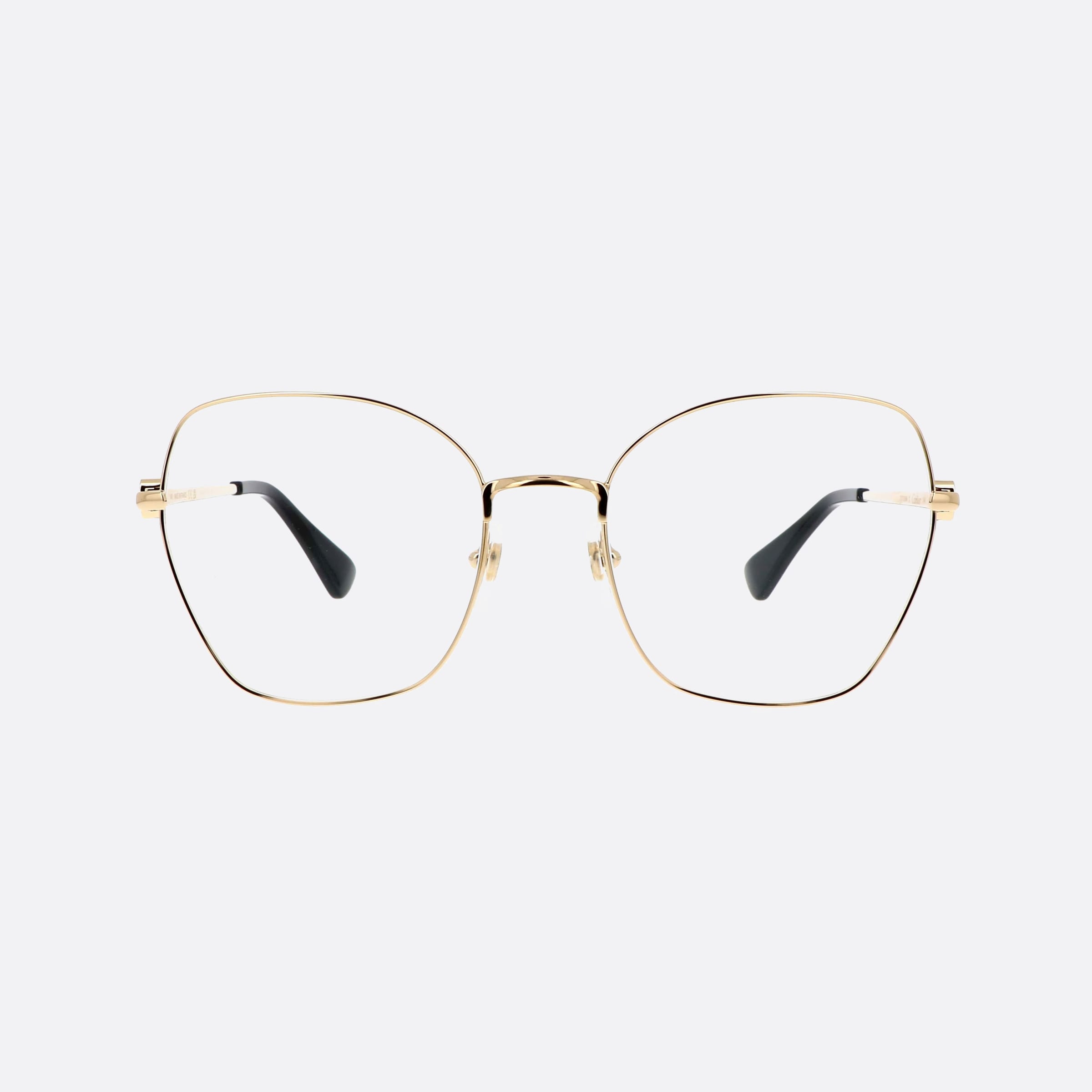 Cartier 56mm Gold Butterfly Women Eyeglasses - Side View