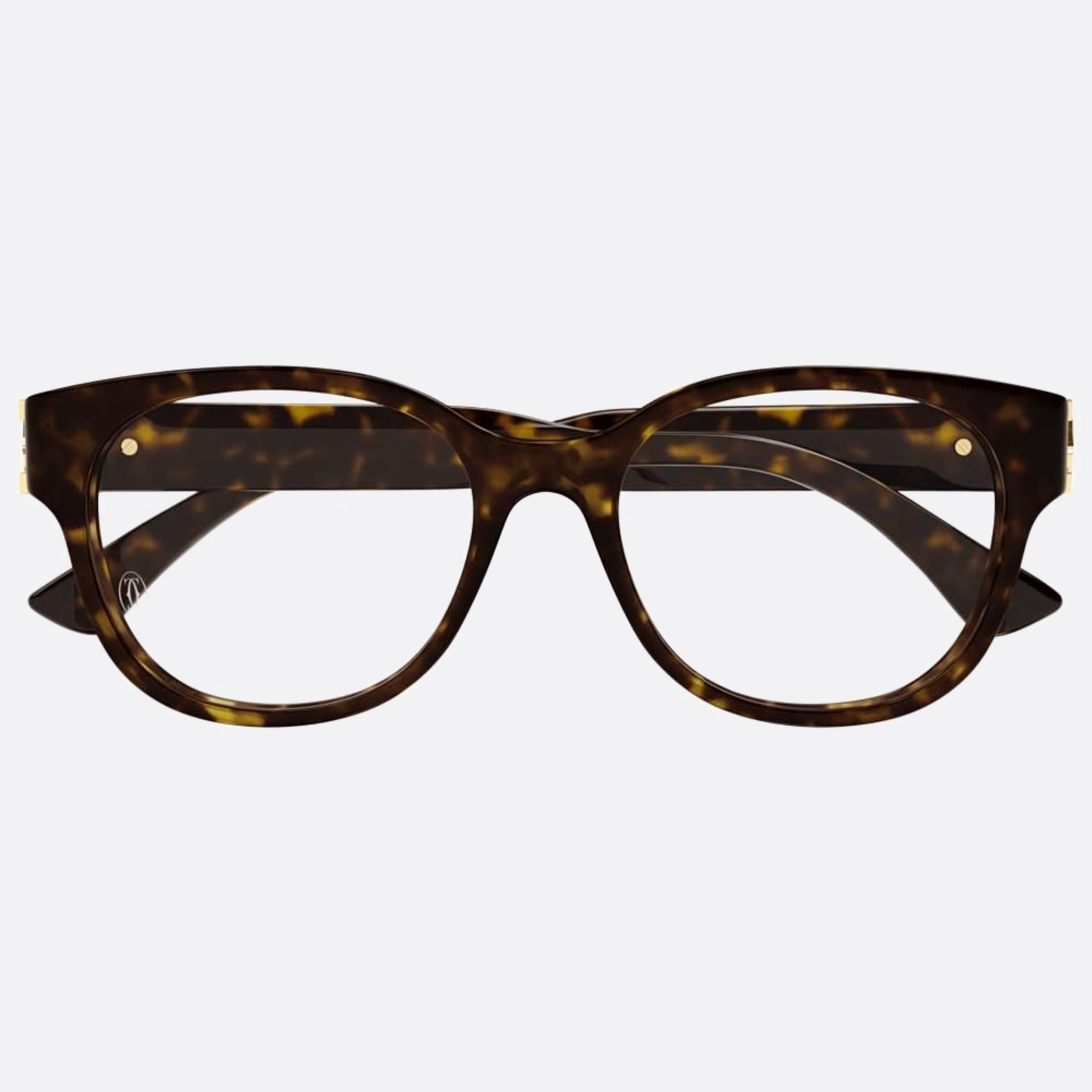 Cartier 53mm Ct0452oa Havana Squared Women Eyeglasses - Main View