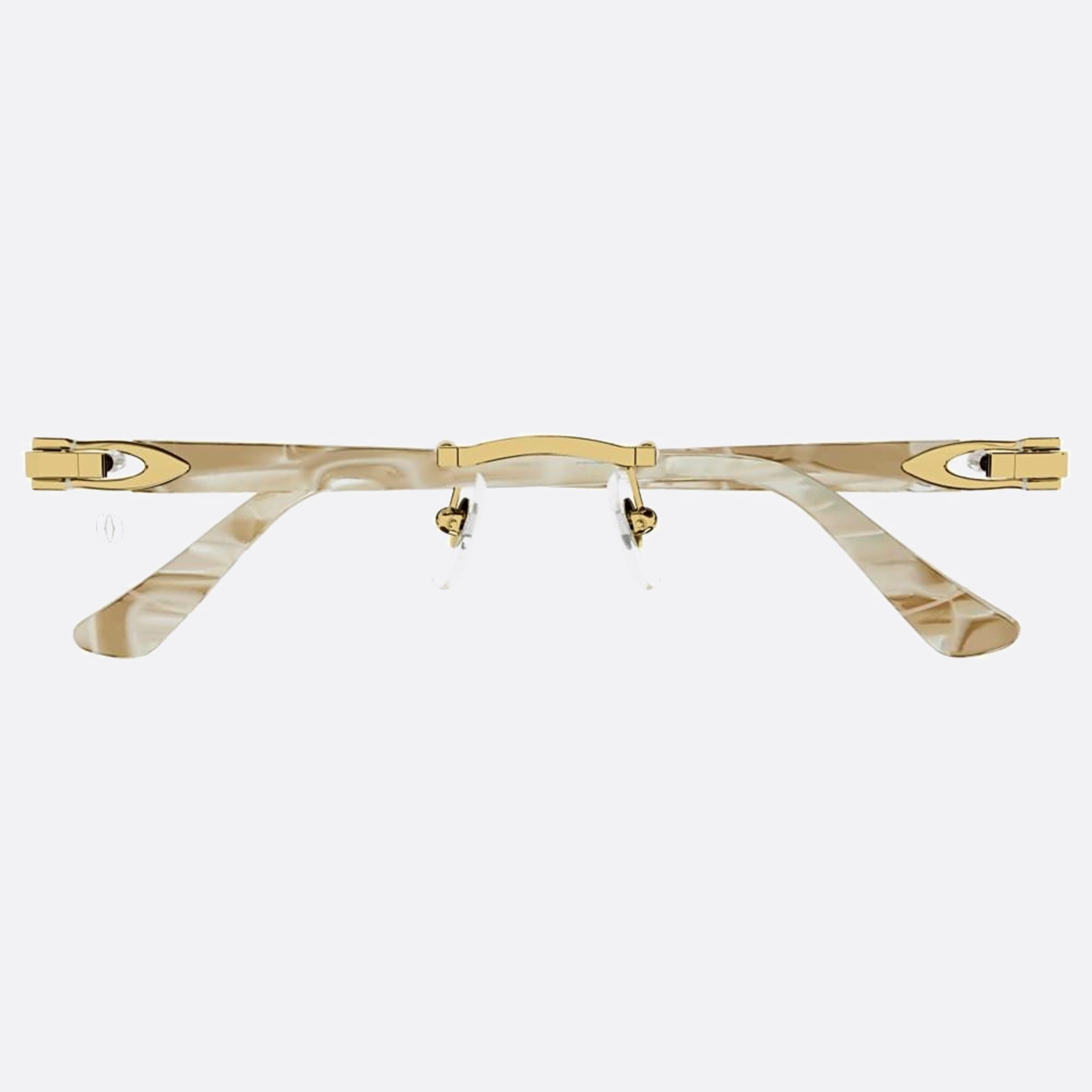 Cartier 52mm Ct0455oj Gdsw Gold Round Women Eyeglasses - Main View