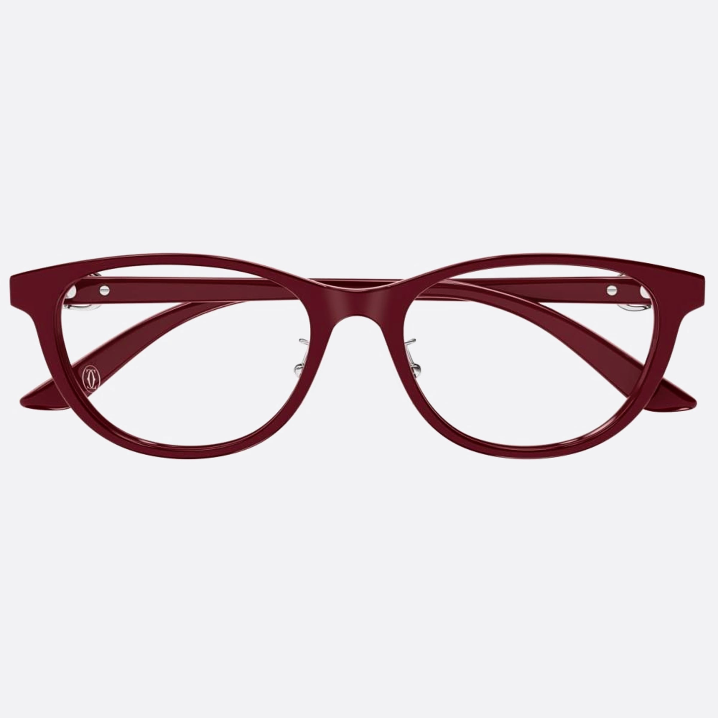 Cartier 53mm Ct0456oj Red Cat Eye Women Eyeglasses - Main View
