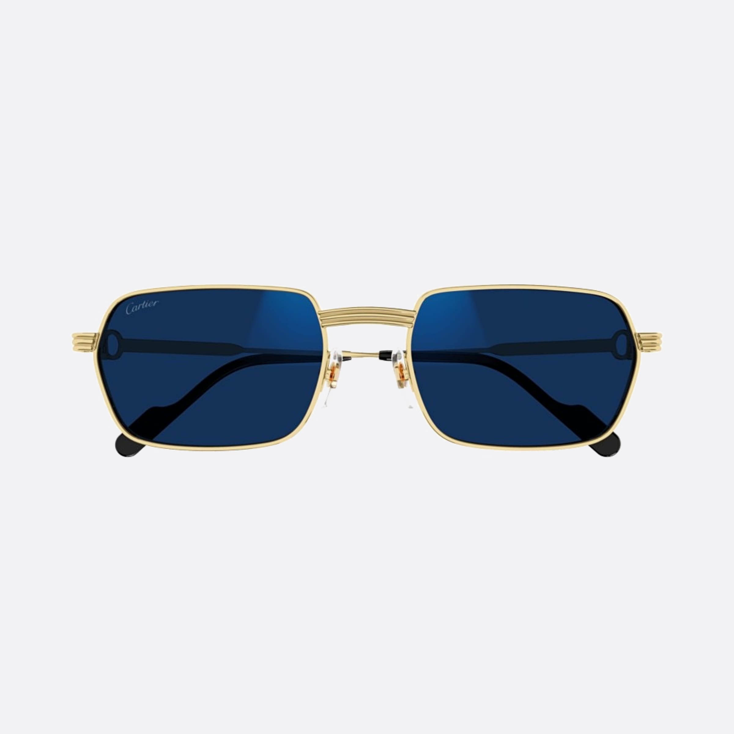Cartier 56mm Gph Gold Rectangle Photochromic Men Sunglasses - Additional Angle