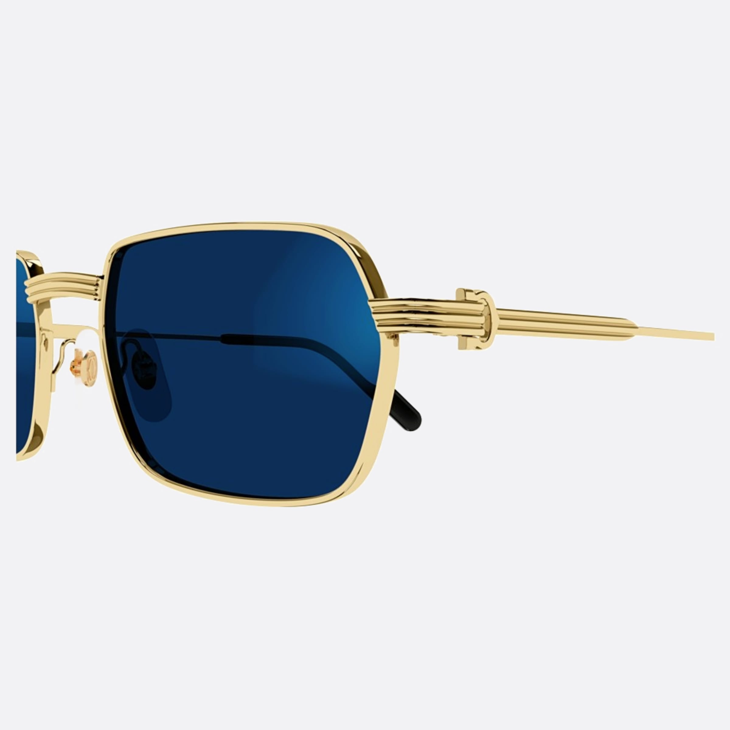 Cartier 56mm Gph Gold Rectangle Photochromic Men Sunglasses - Additional Angle
