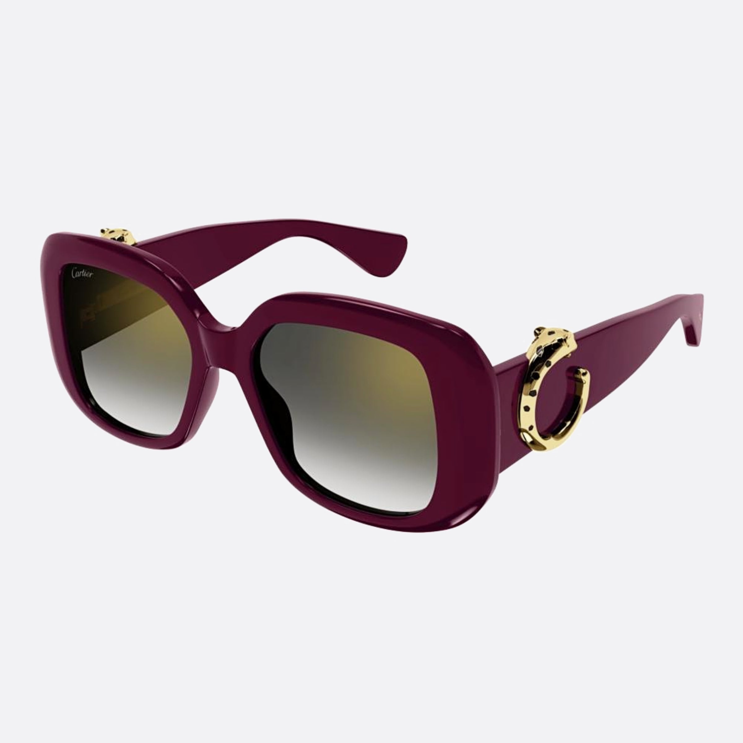 Cartier 54mm Ct0471sa Bug Red Oversize Women Sunglasses - Side View