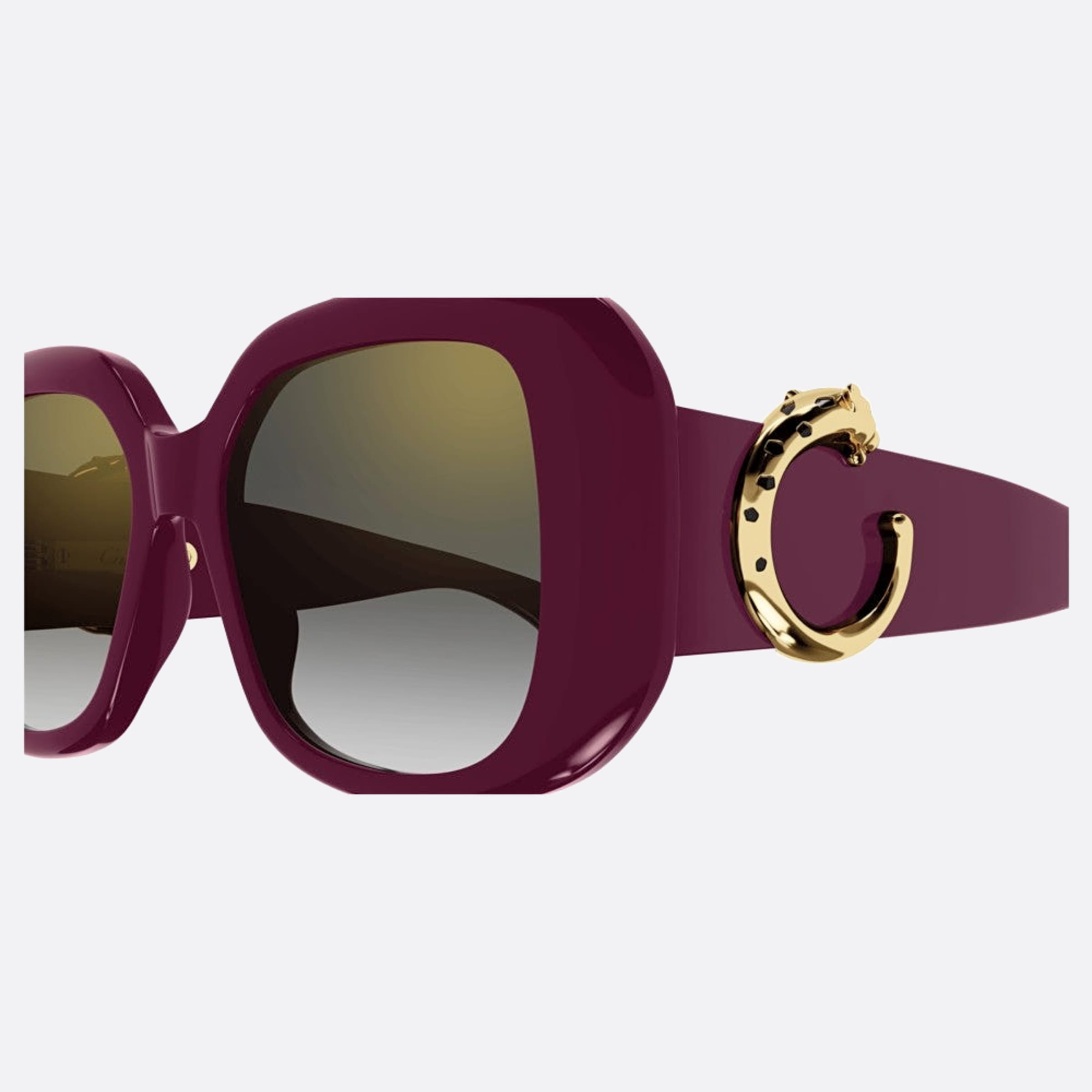 Cartier 54mm Ct0471sa Bug Red Oversize Women Sunglasses - Detail View