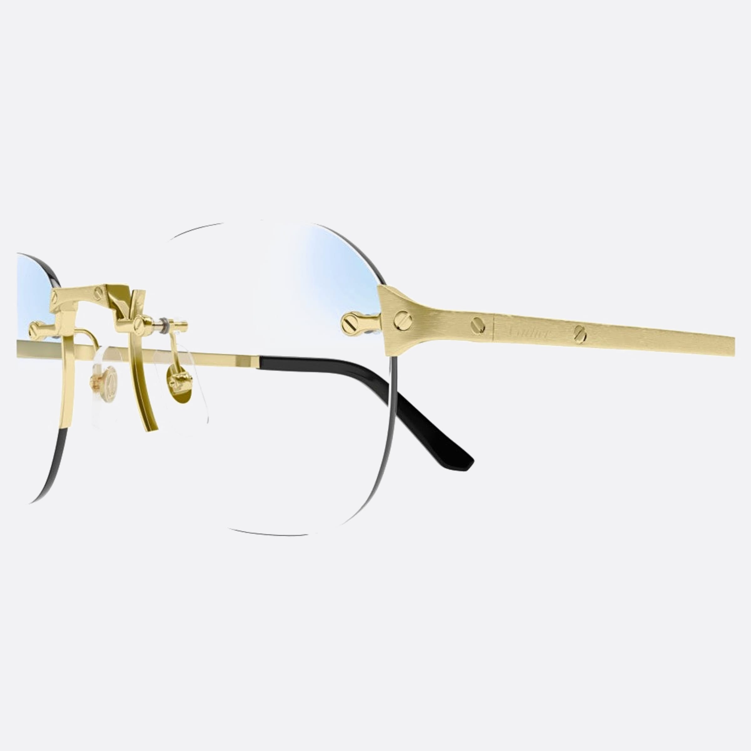 Cartier 53mm Gph Gold Pantos Photochromic Men Sunglasses - Detail View
