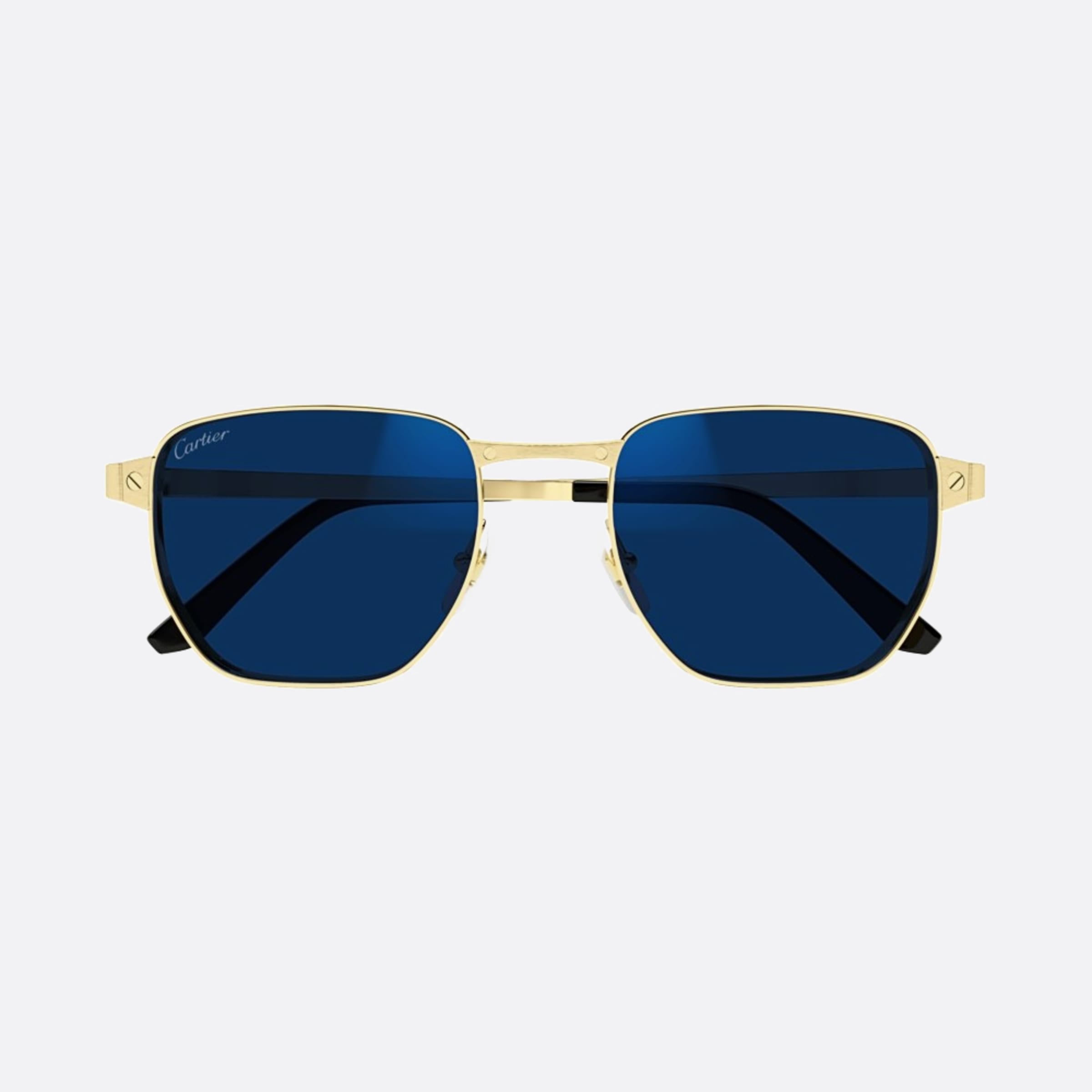 Cartier 53mm Gph Gold Squared Photochromic Men Sunglasses - Additional Angle