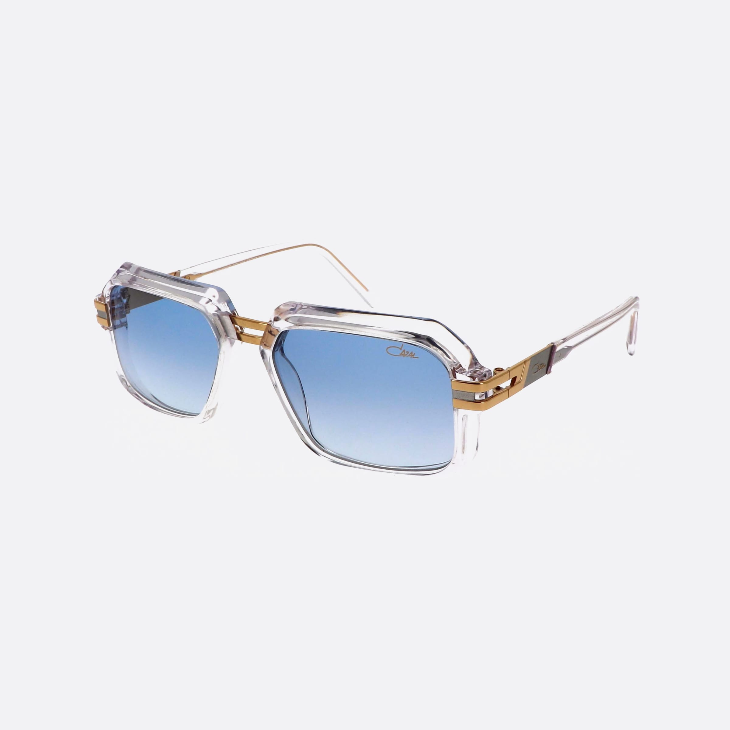 Cazal 56mm Clear Pilot Men Sunglasses - Main View