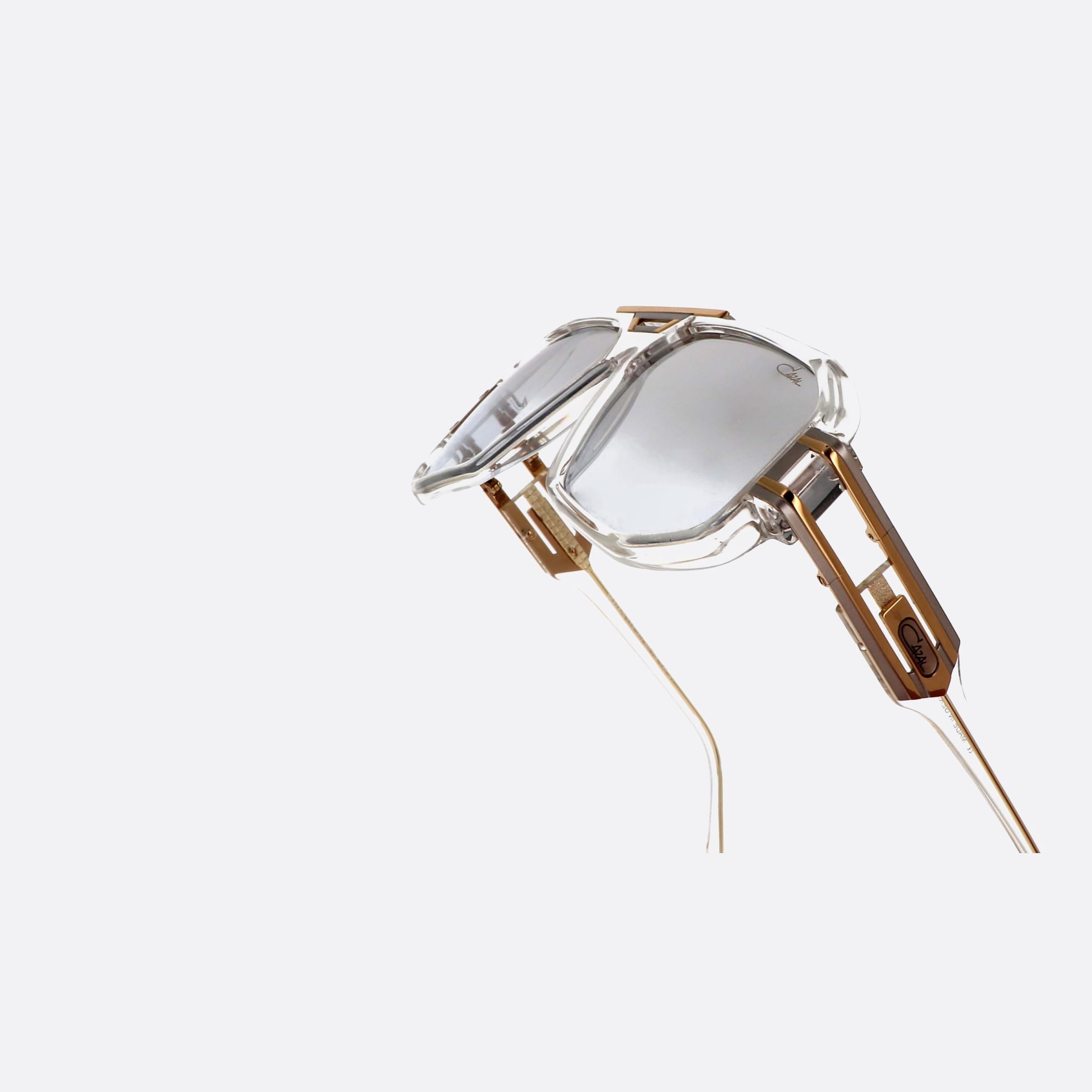 Cazal 60mm Clear Pilot Men Sunglasses - Lifestyle Shot