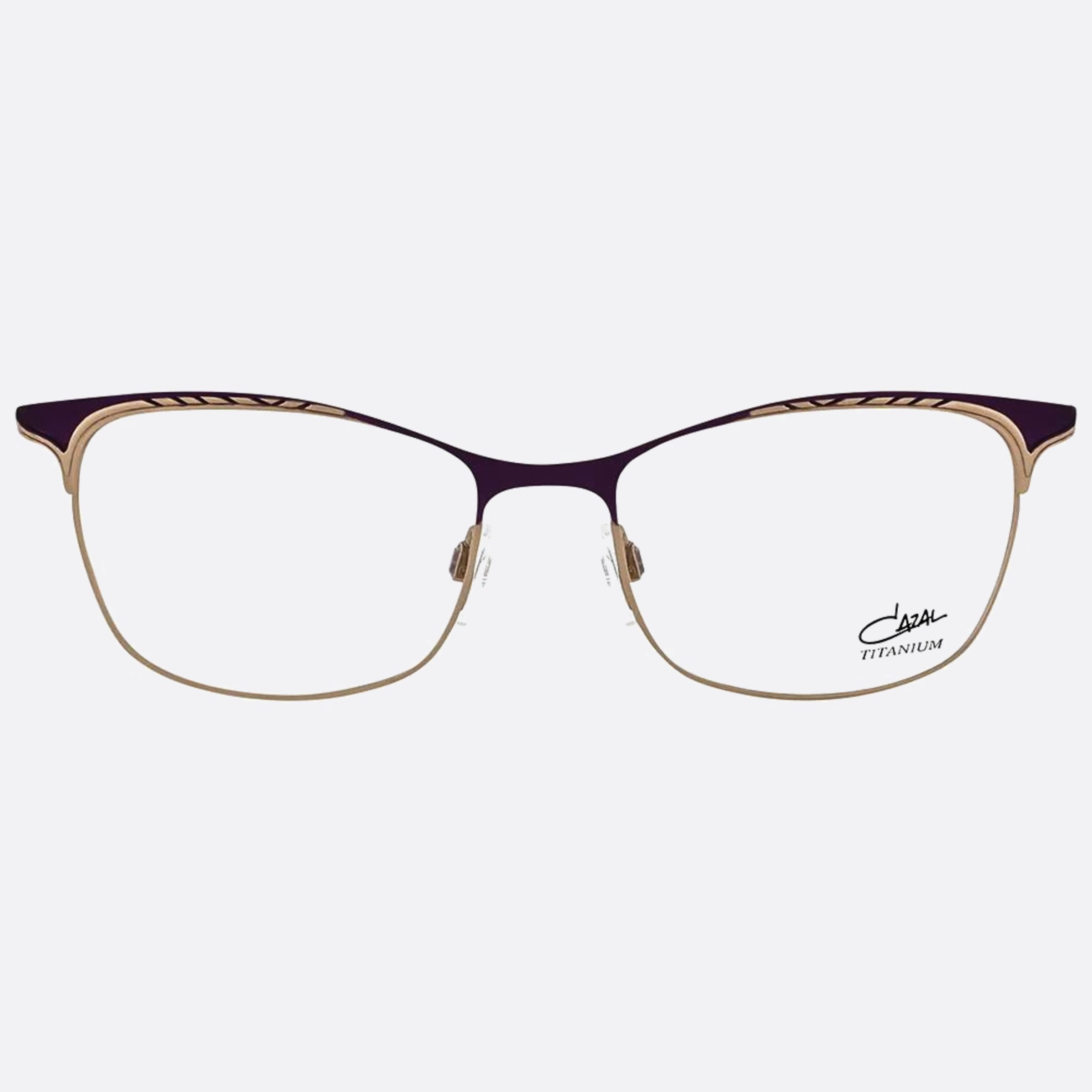 Cazal 54mm Cazal Violet Rectangle Unisex Eyeglasses - Main View