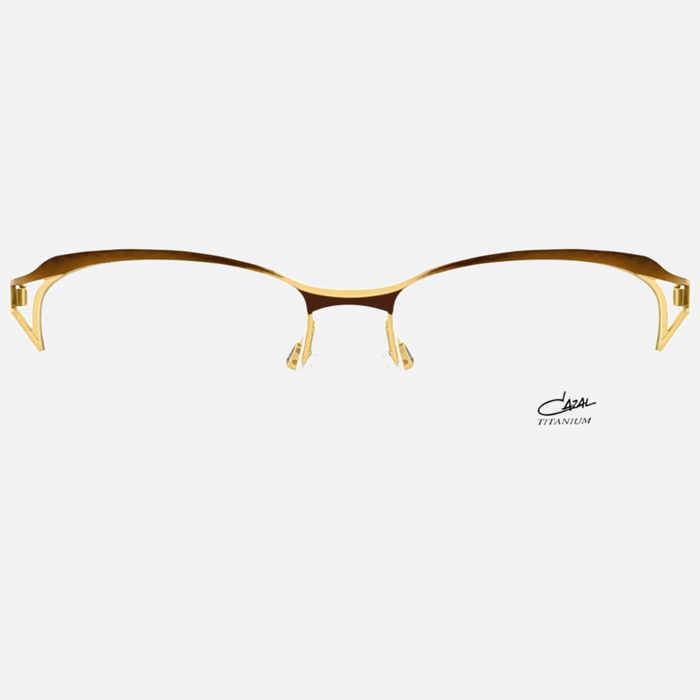 Cazal 53mm Cazal Bgl Gold Cat Eye Unisex Eyeglasses - Main View