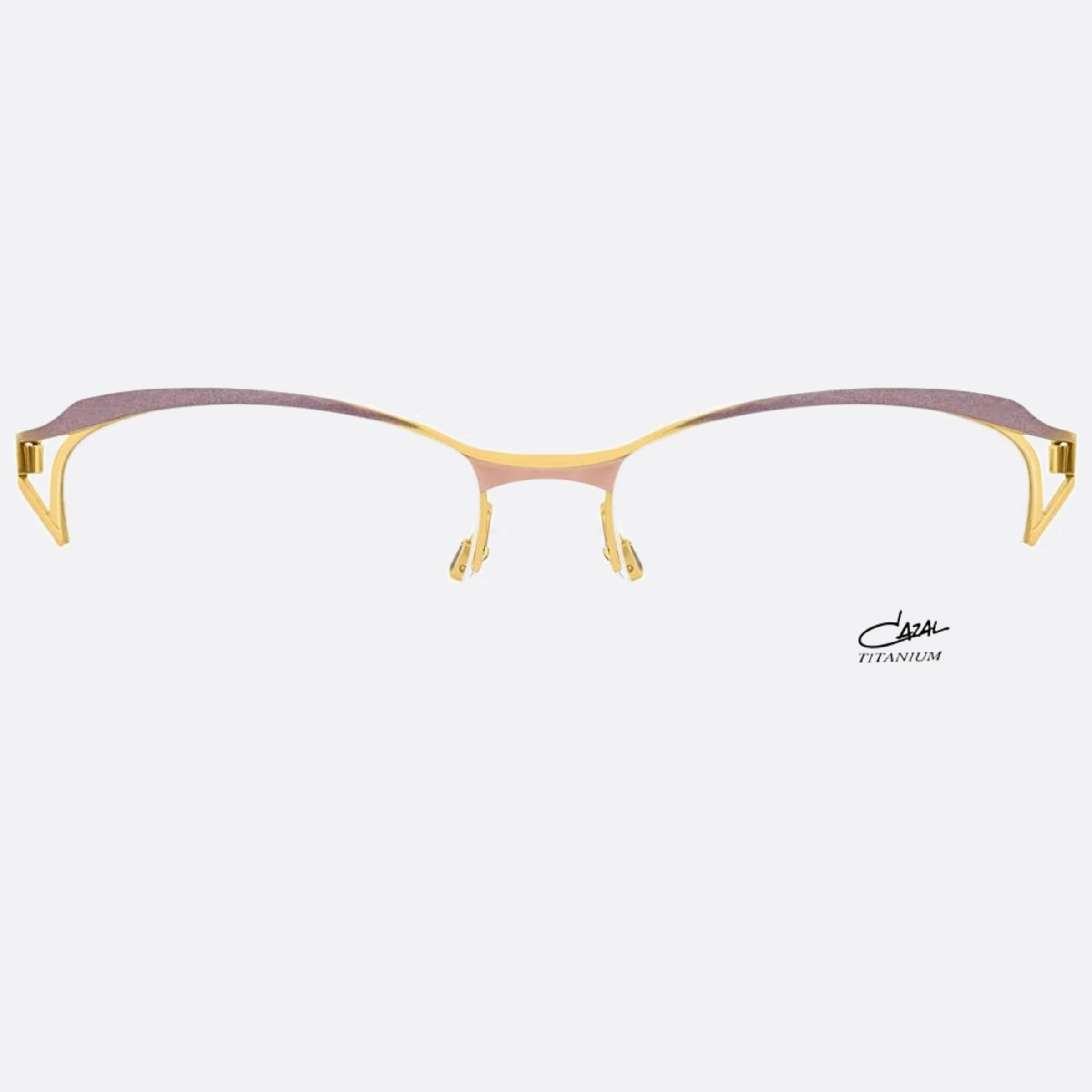 Cazal 53mm Cazal Vgld Gold Cat Eye Unisex Eyeglasses - Main View