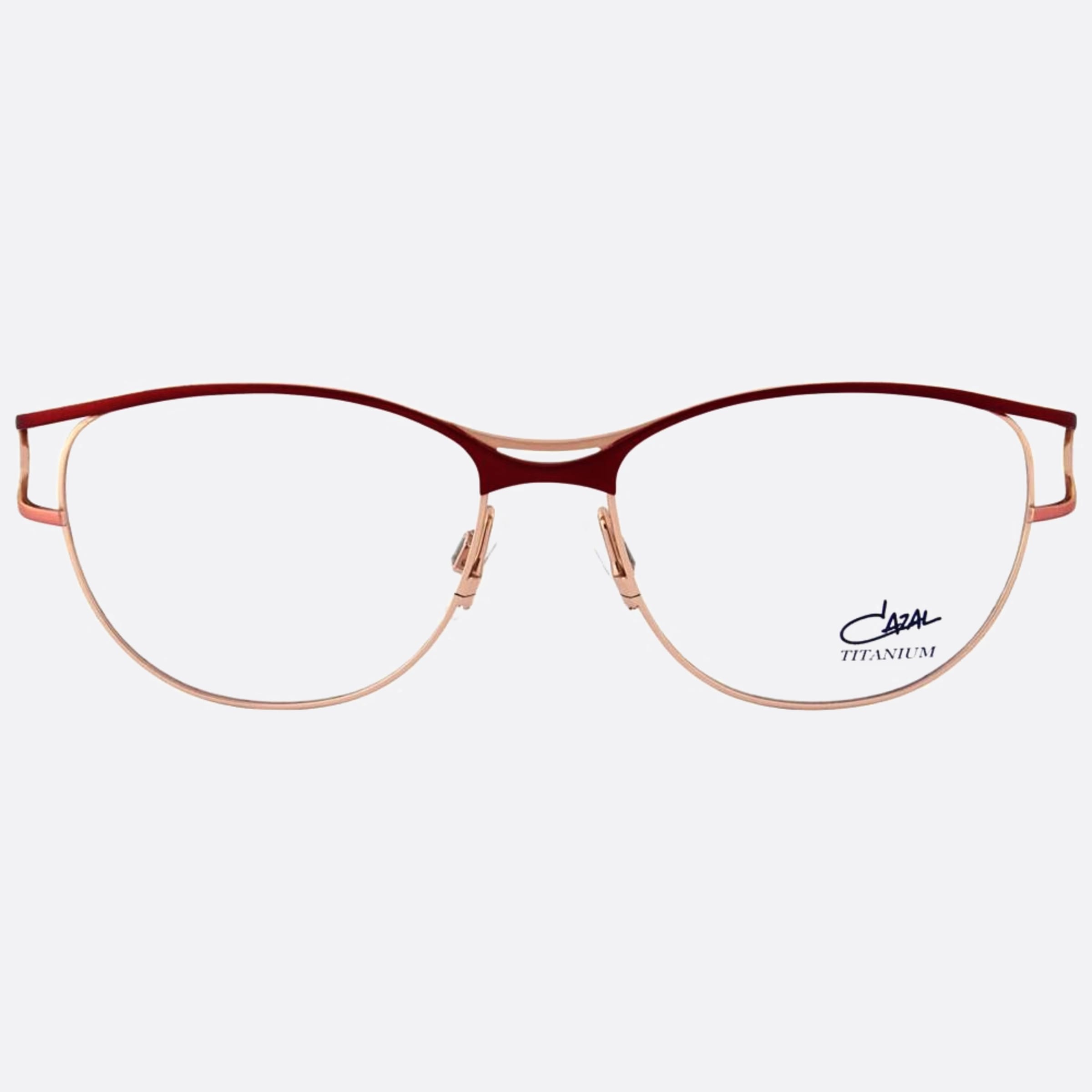 Cazal 51mm Cazal Crgld Rose Gold Squared Unisex Eyeglasses - Main View