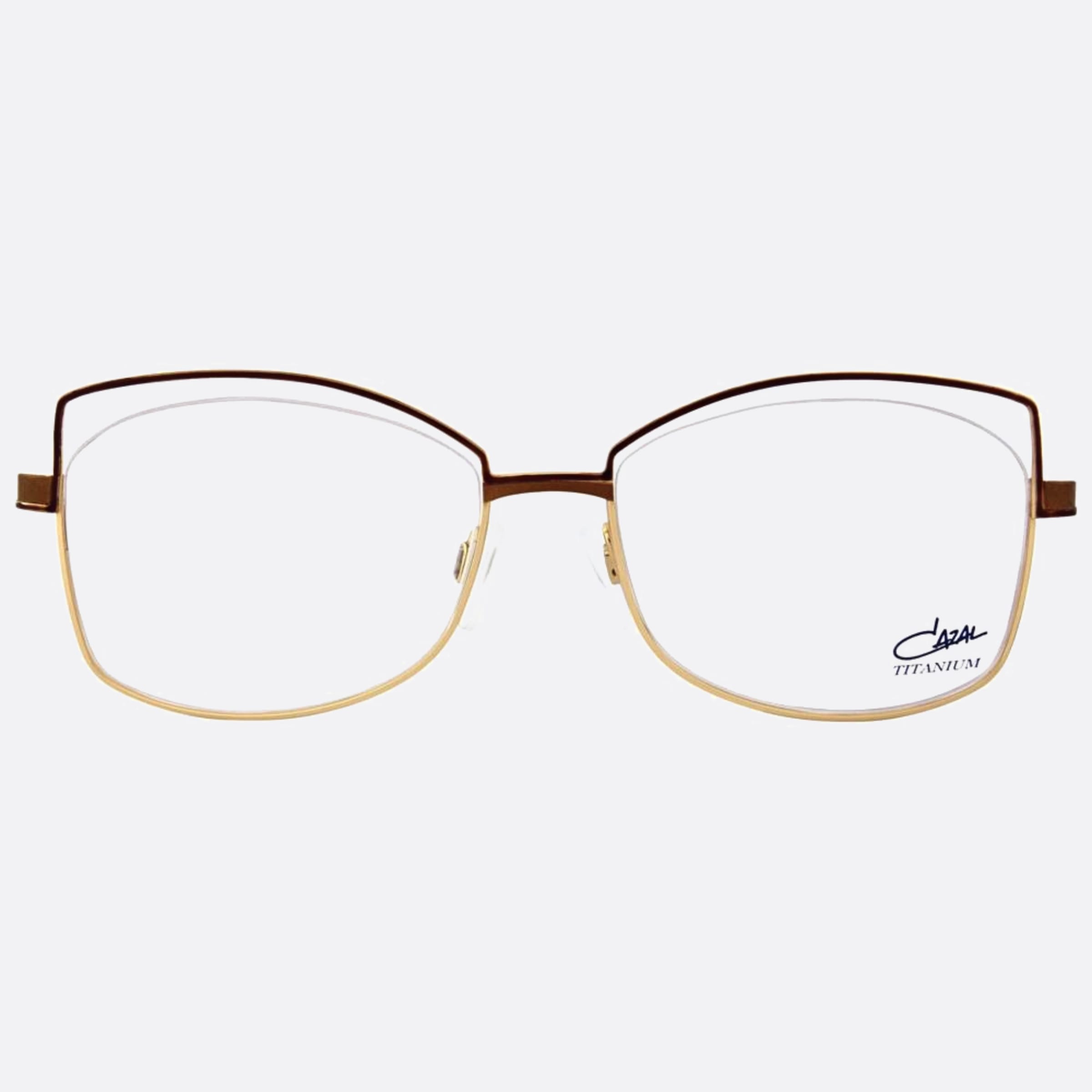Cazal 52mm Cazal Chr Brown Butterfly Unisex Eyeglasses - Main View