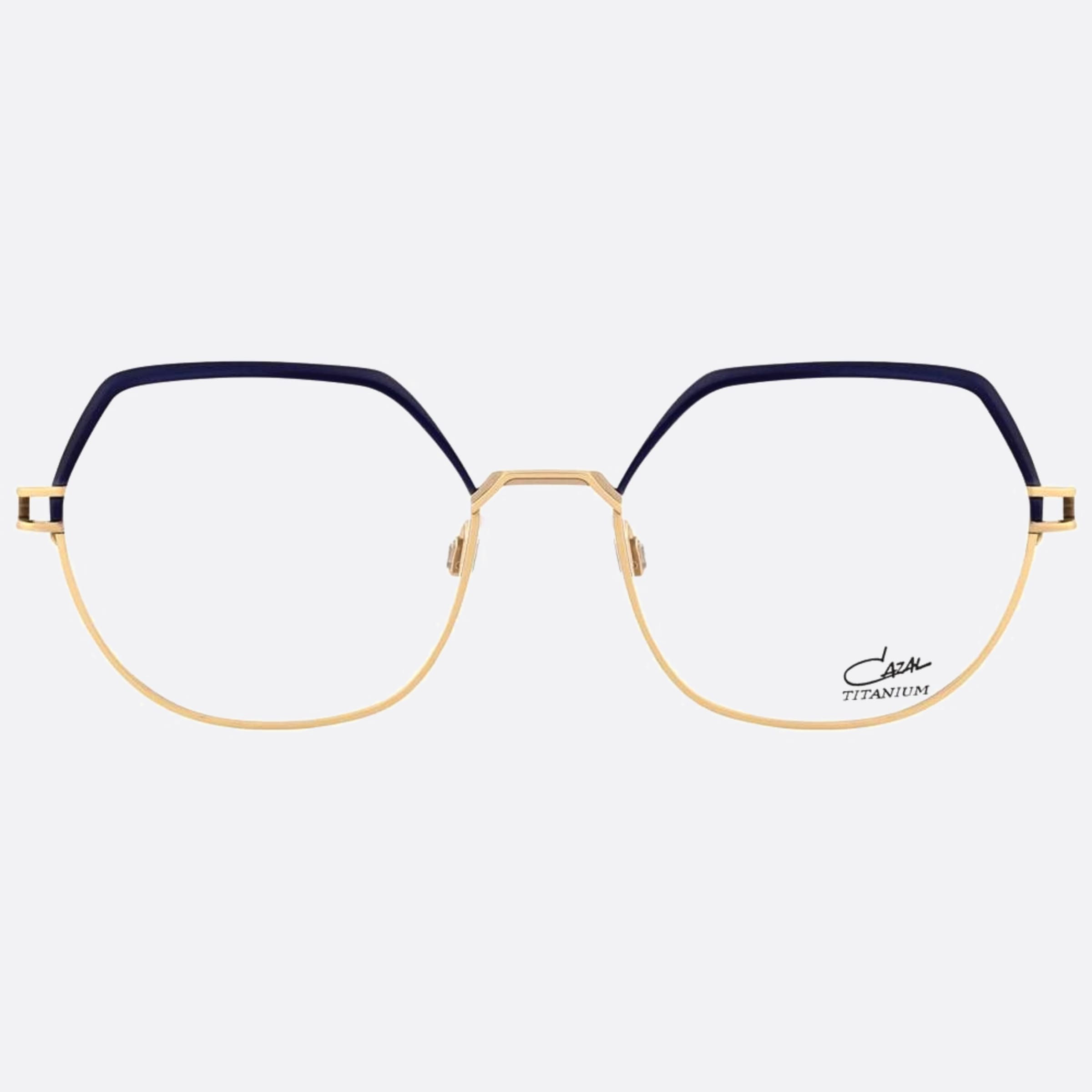 Cazal 53mm Cazal Nbl Gold Butterfly Unisex Eyeglasses - Main View