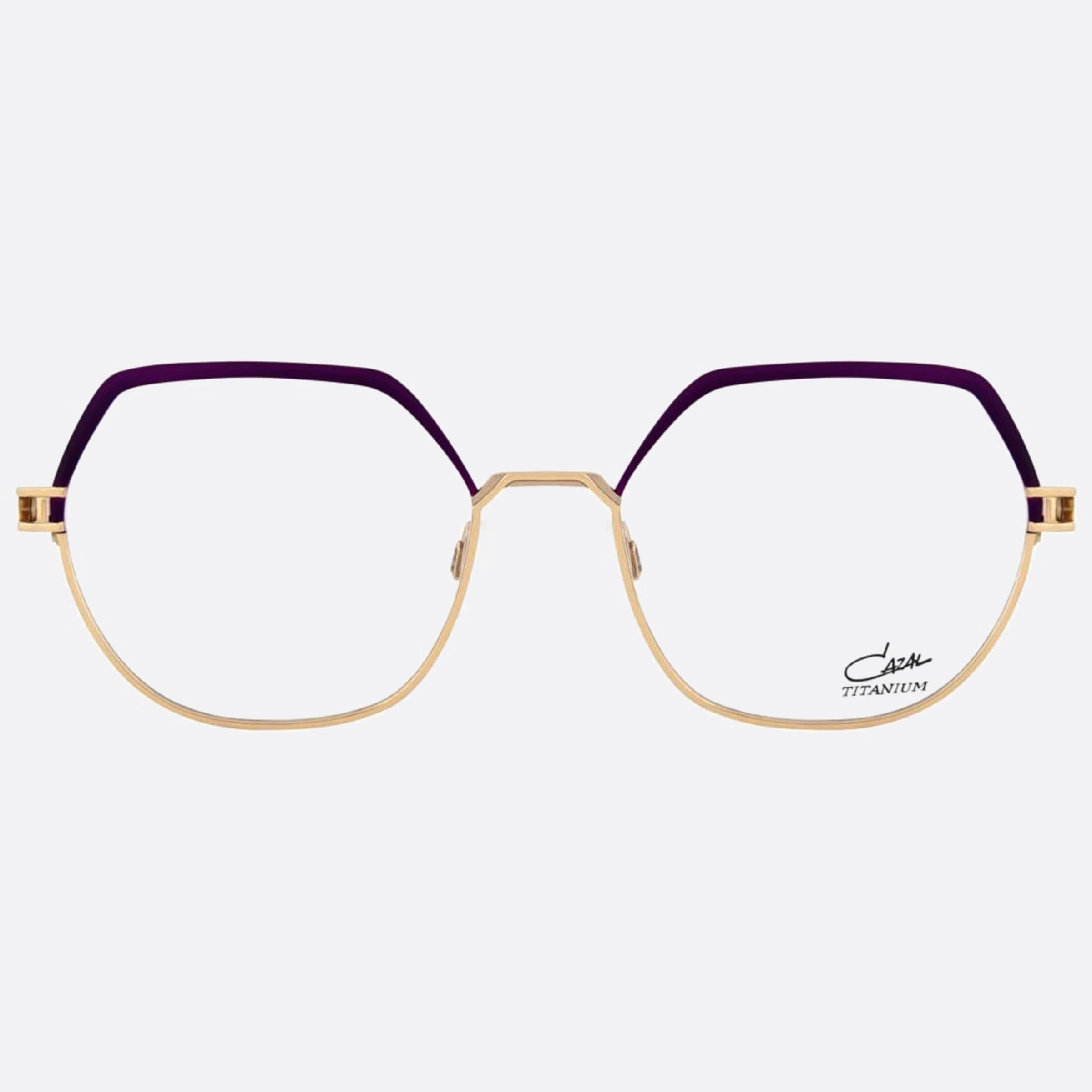 Cazal 53mm Cazal Vgld Gold Butterfly Unisex Eyeglasses - Main View
