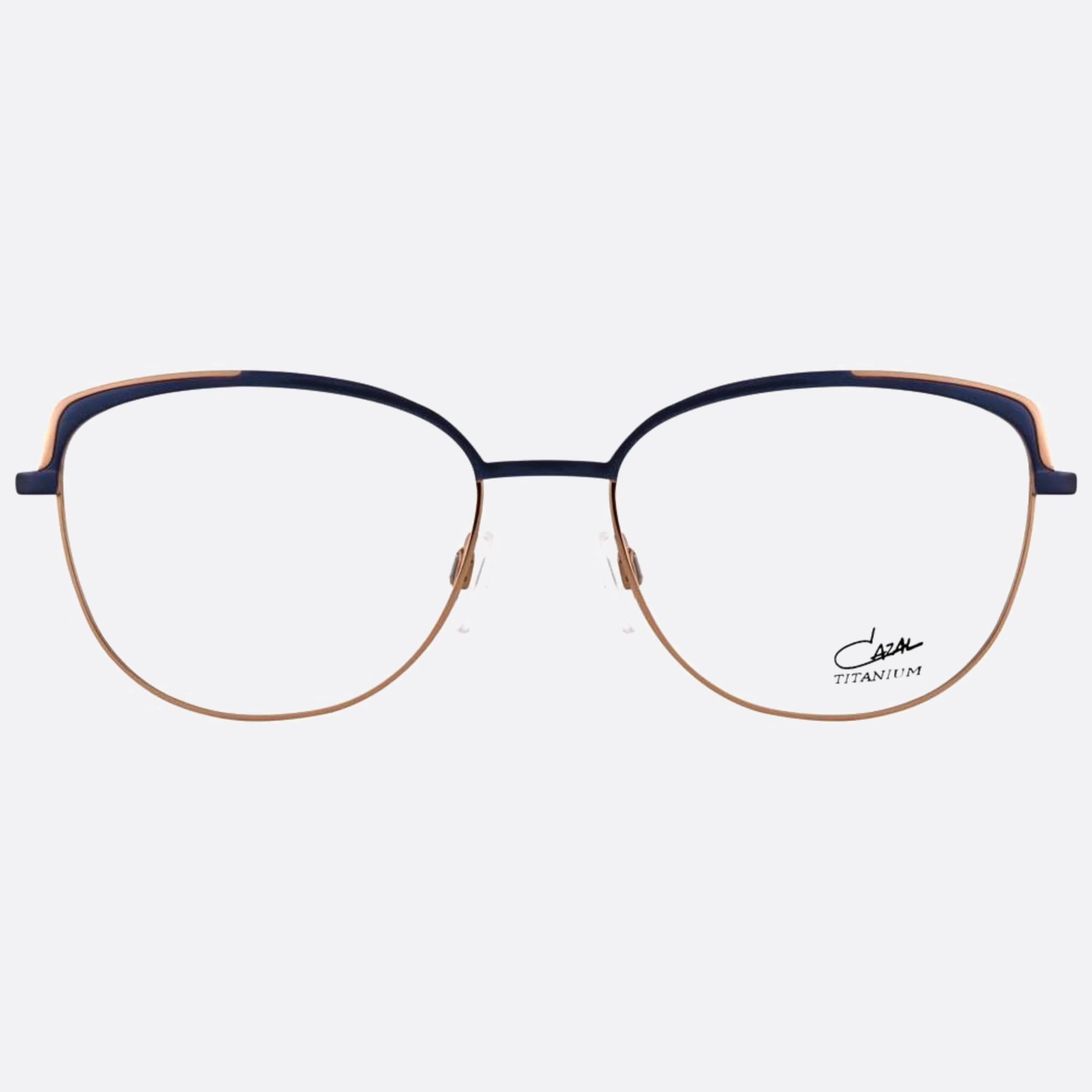Cazal 56mm Cazal Blrgd Rose Gold Butterfly Unisex Eyeglasses - Main View